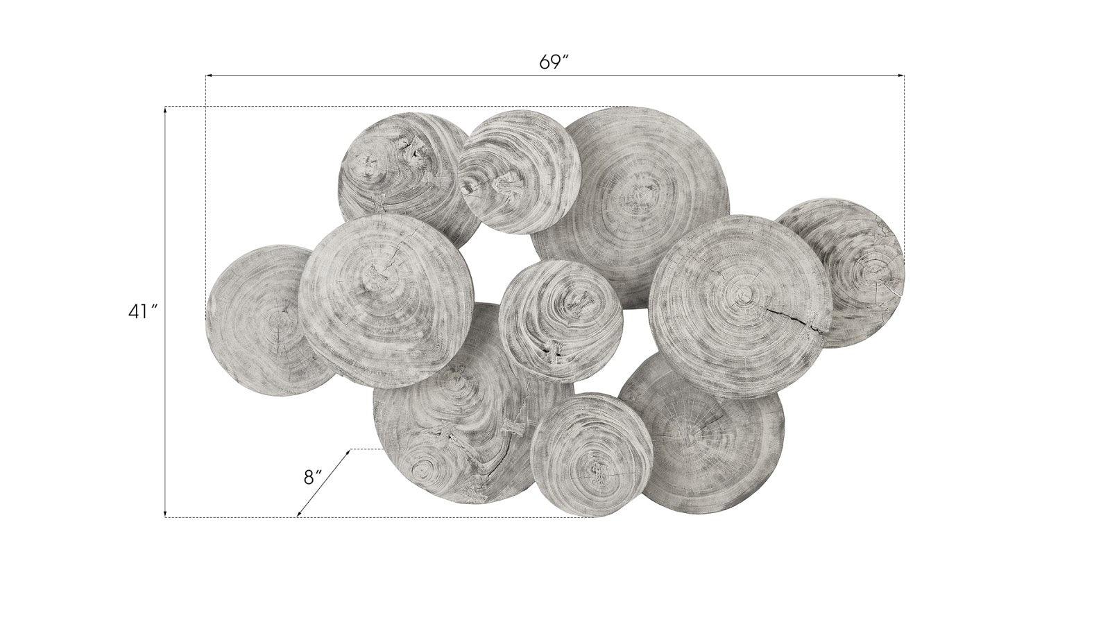 Clouds Wall Art, Gray Stone - Frankwebs