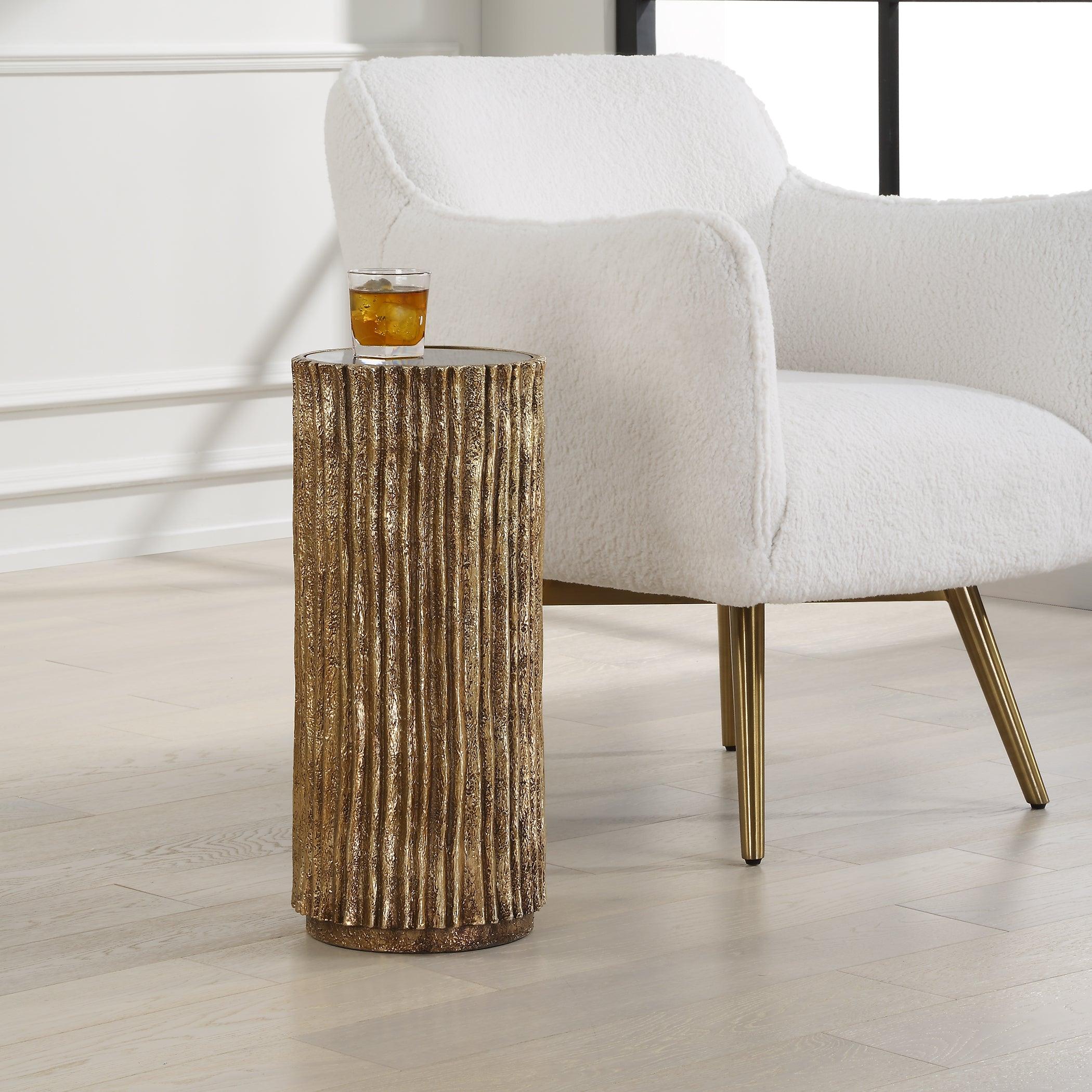 Echo Brass Drink Table - Frankwebs