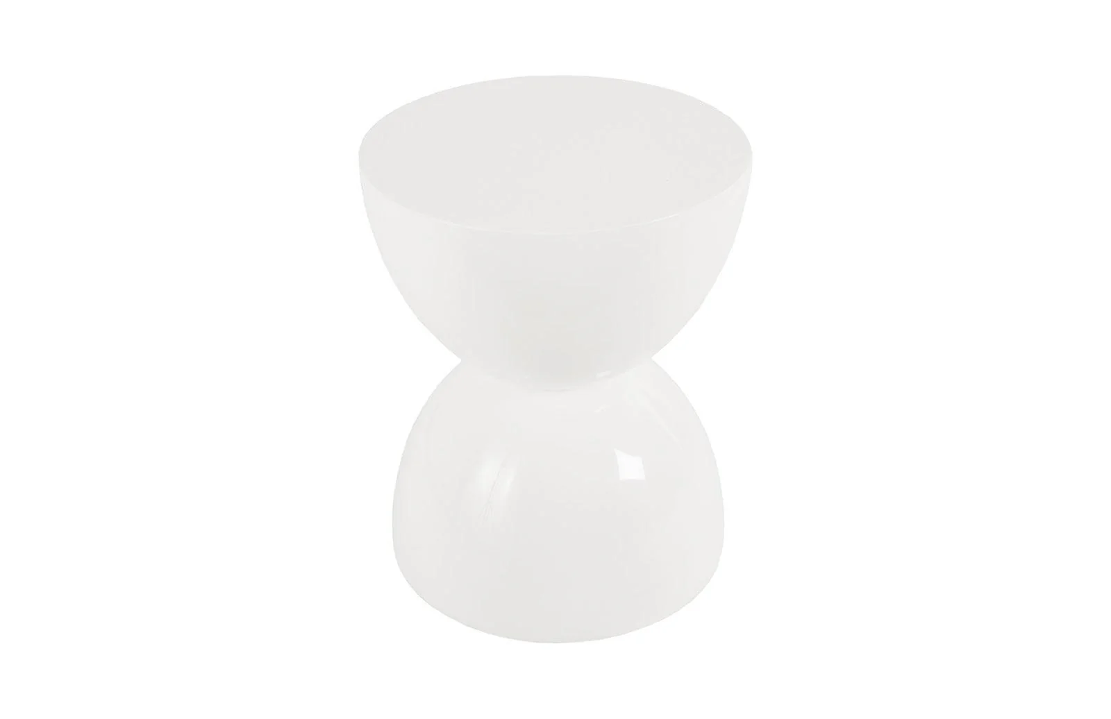 Totem Stool, White Gel Coat, LG - Frankwebs