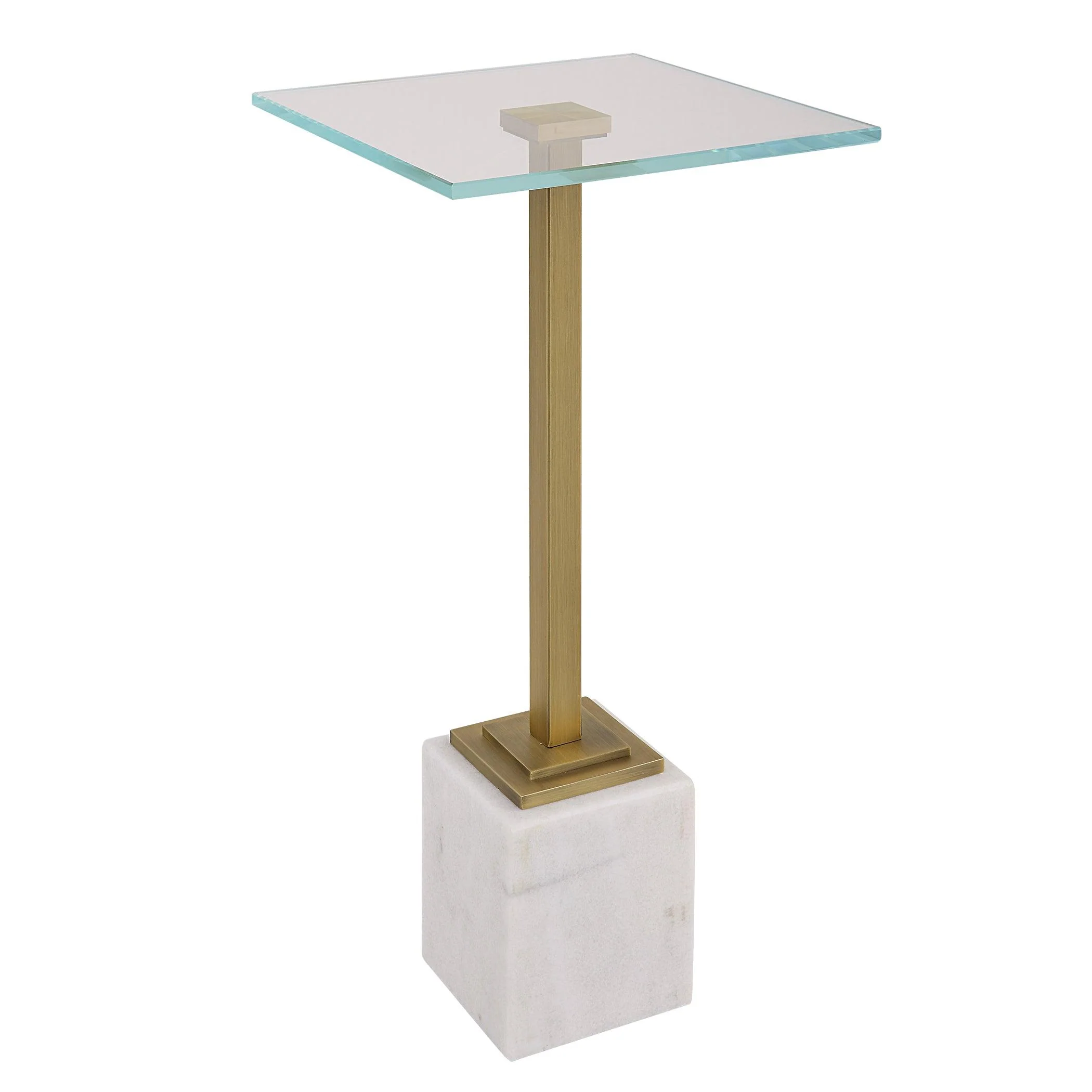 MILAN ACCENT TABLE, WHITE - Frankwebs