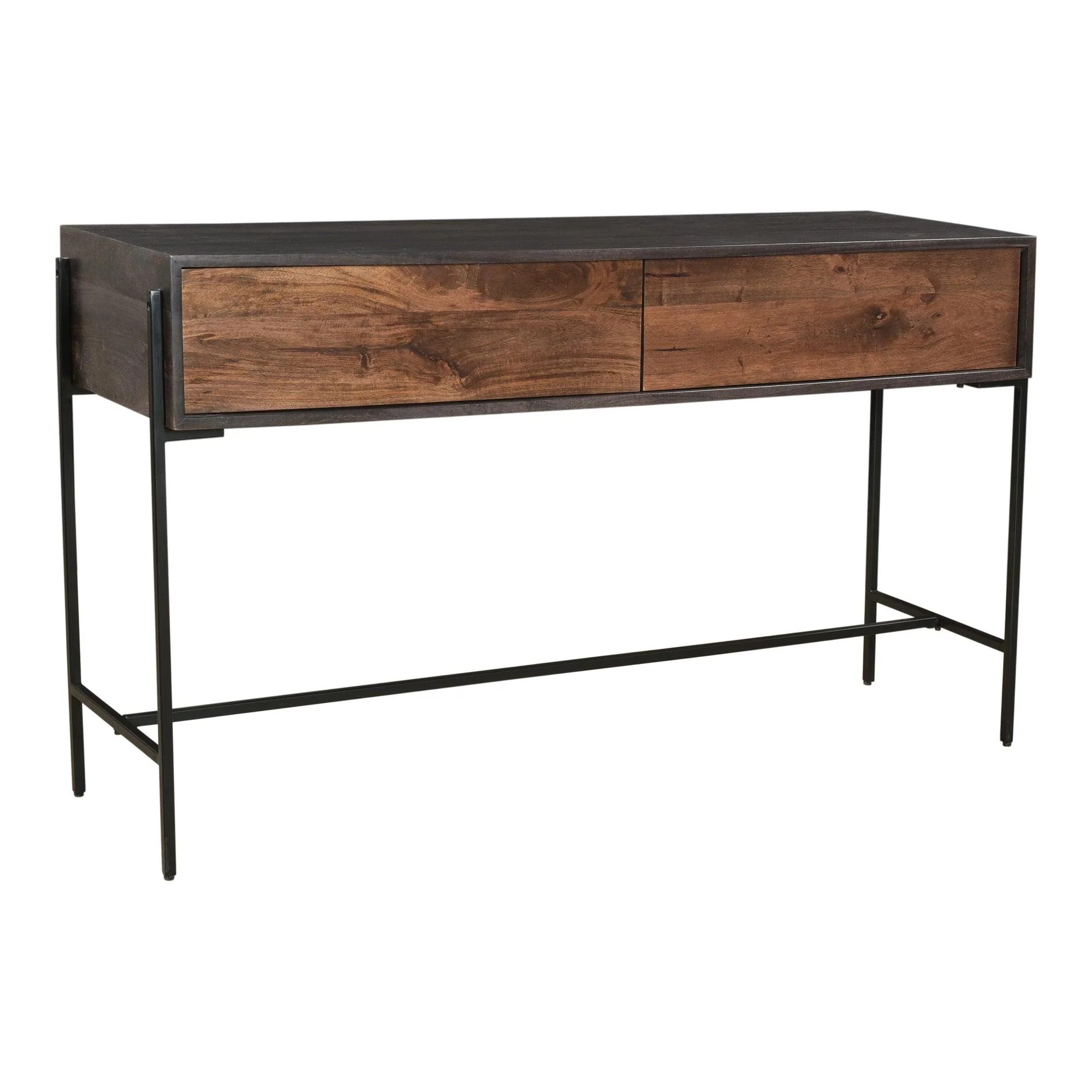 Tobin Console Table Brown - Frankwebs