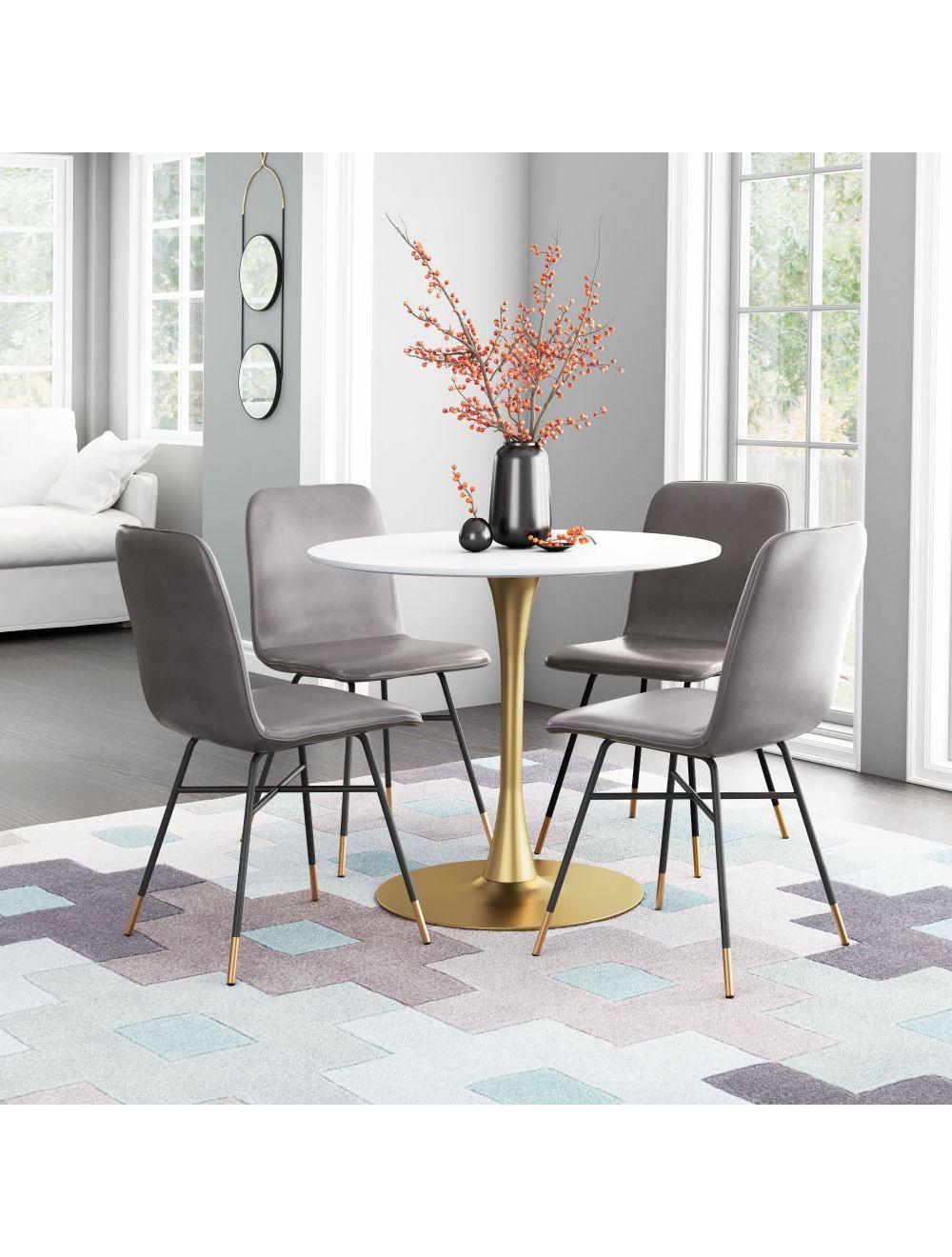 Var Dining Chair (Set of 2) Gray - Frankwebs