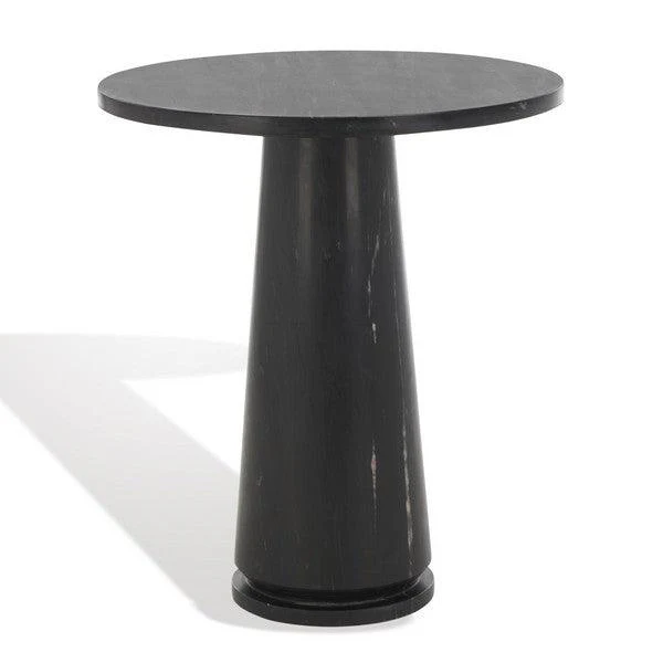 VALENTIA TALL ROUND MARBLE ACCENT TABLE - Frankwebs