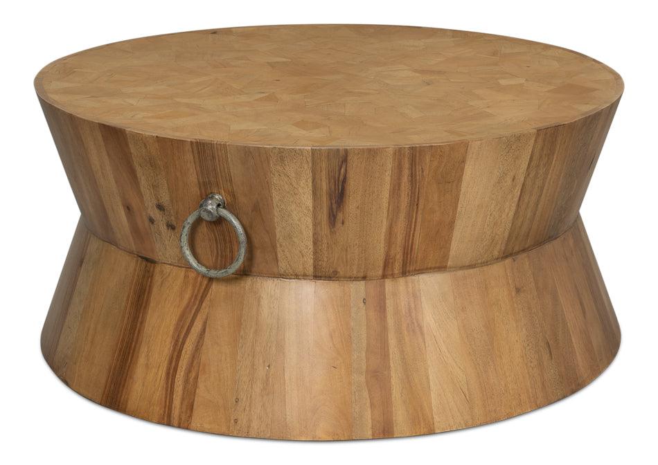 Round Tower Coffee Table Driftwood - Frankwebs