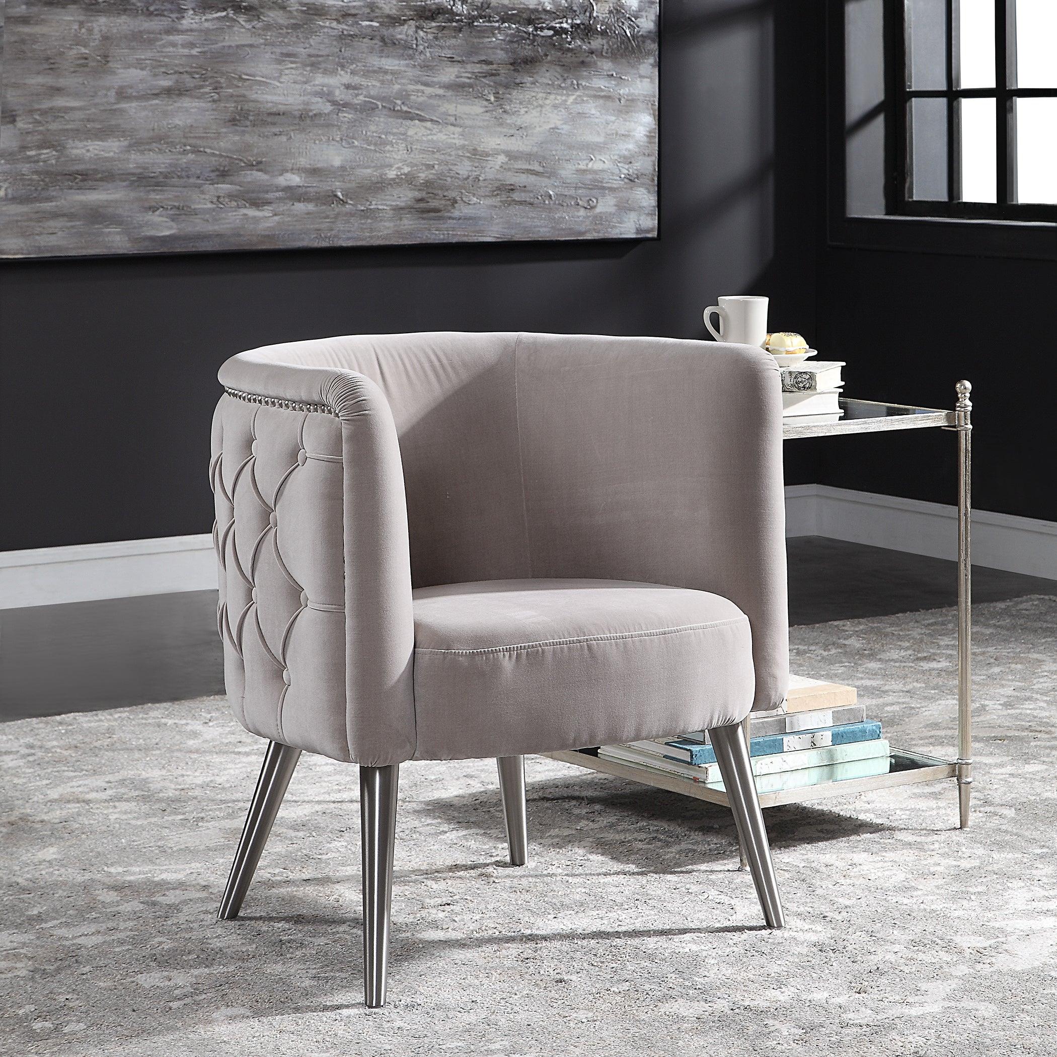 Haider Tufted Accent Chair - Frankwebs