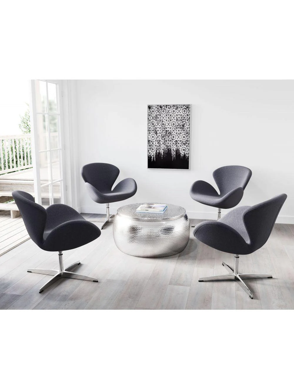 Solo Coffee Table Silver - Frankwebs