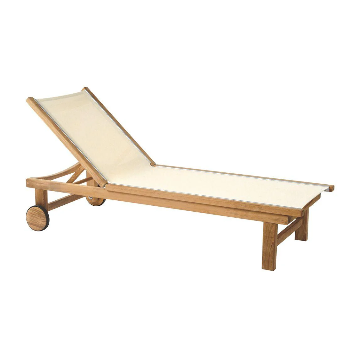 St. Tropez Adj. Chaise Lounge W/Wheels - Frankwebs