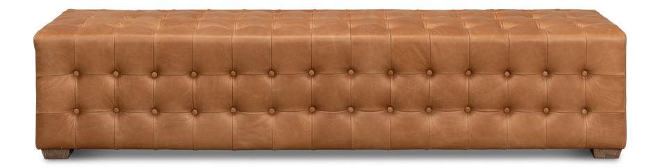 Beam Bench Tufted Leather - Frankwebs