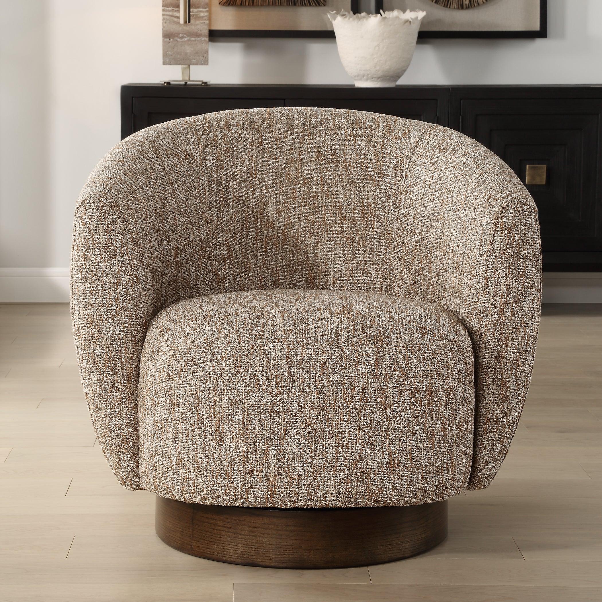 Dunes Fabric Swivel Chair - Frankwebs