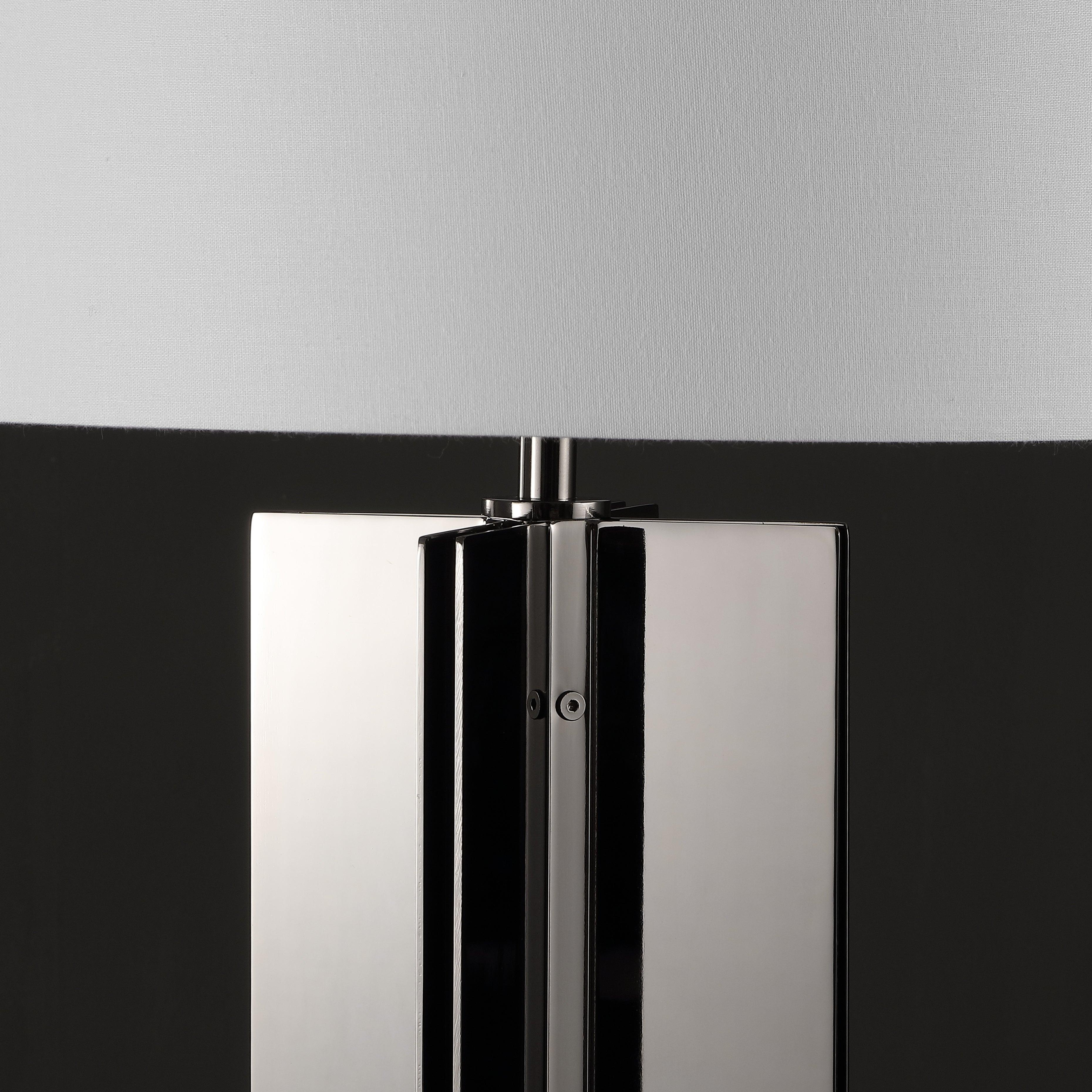 ROLLINS SQUARE METAL TABLE LAMP - Frankwebs