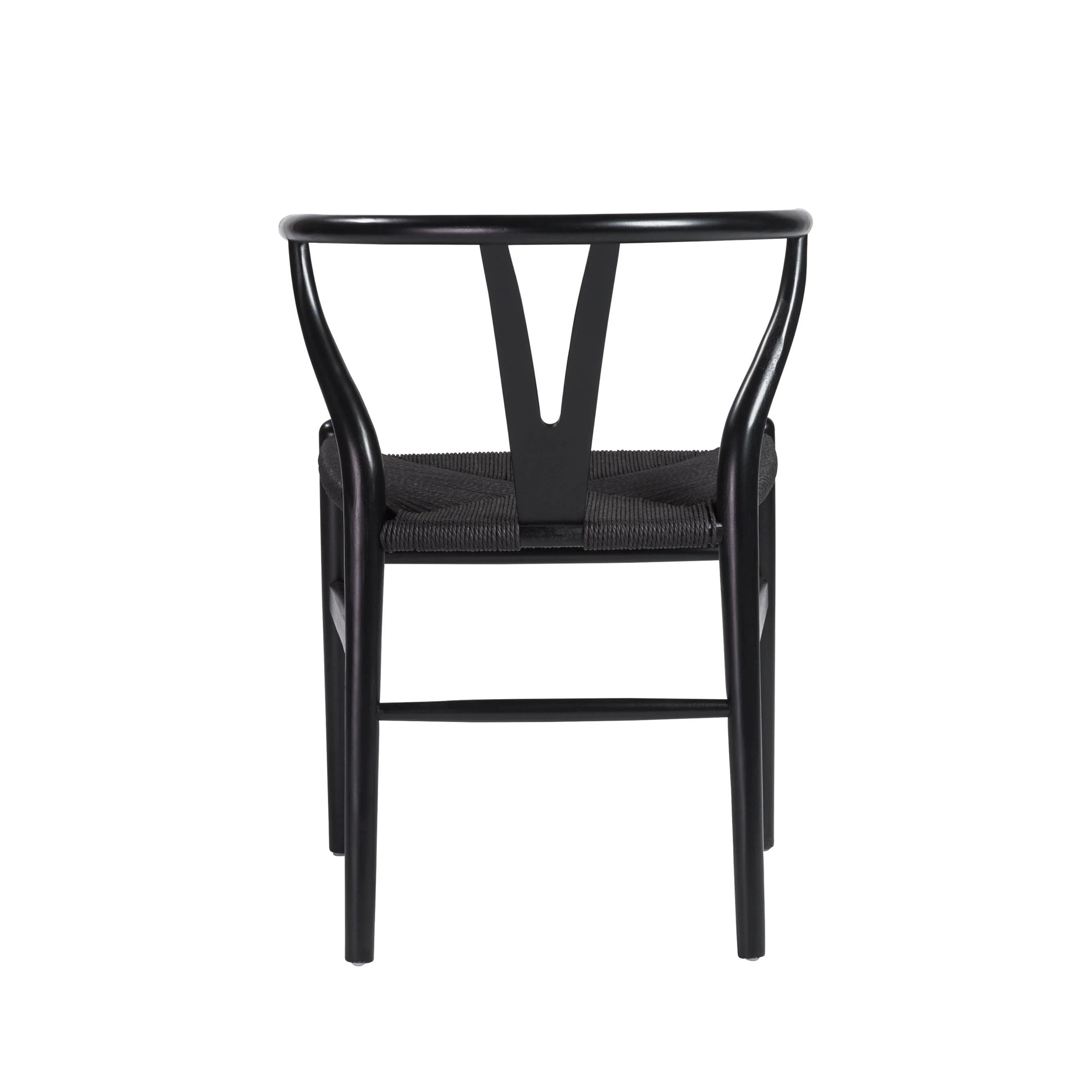 Evelina Side Chair with Stained Framed and Rush Seat - Set of 2 - Frankwebs