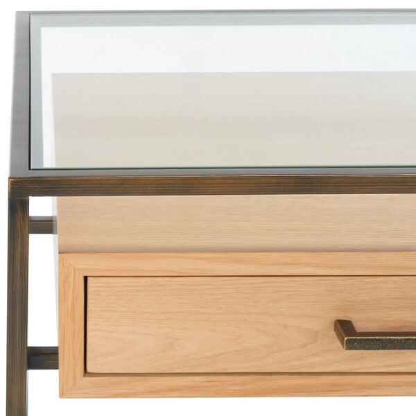 CAELAN GLASS SIDE TABLE - Frankwebs