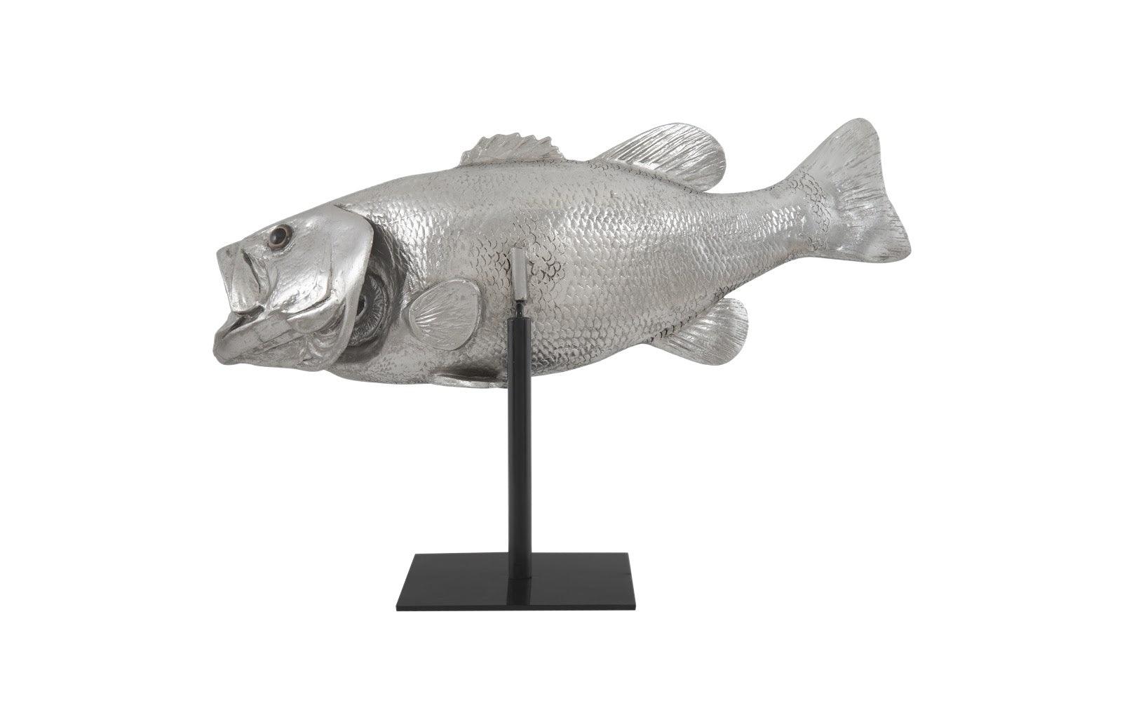 Large Mouth Bass Fish, with Stand - Frankwebs