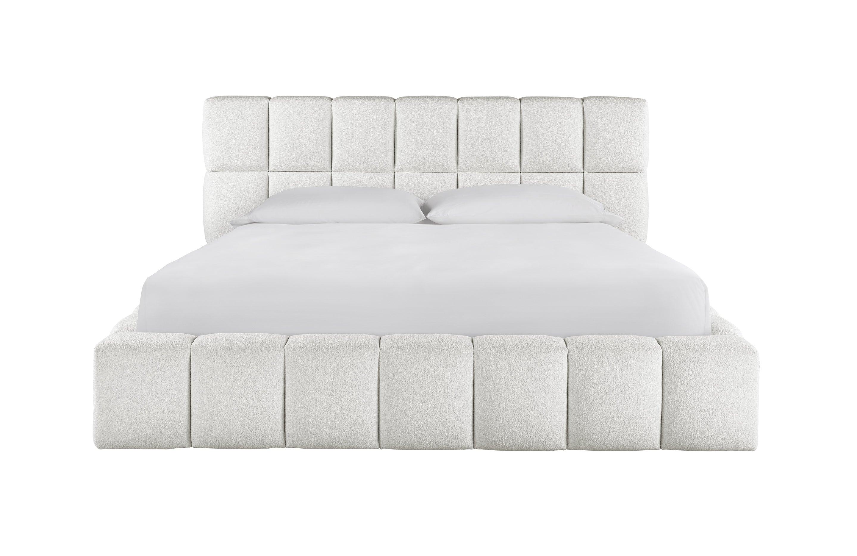 Modern Nomad Upholstered Platform Bed - Frankwebs