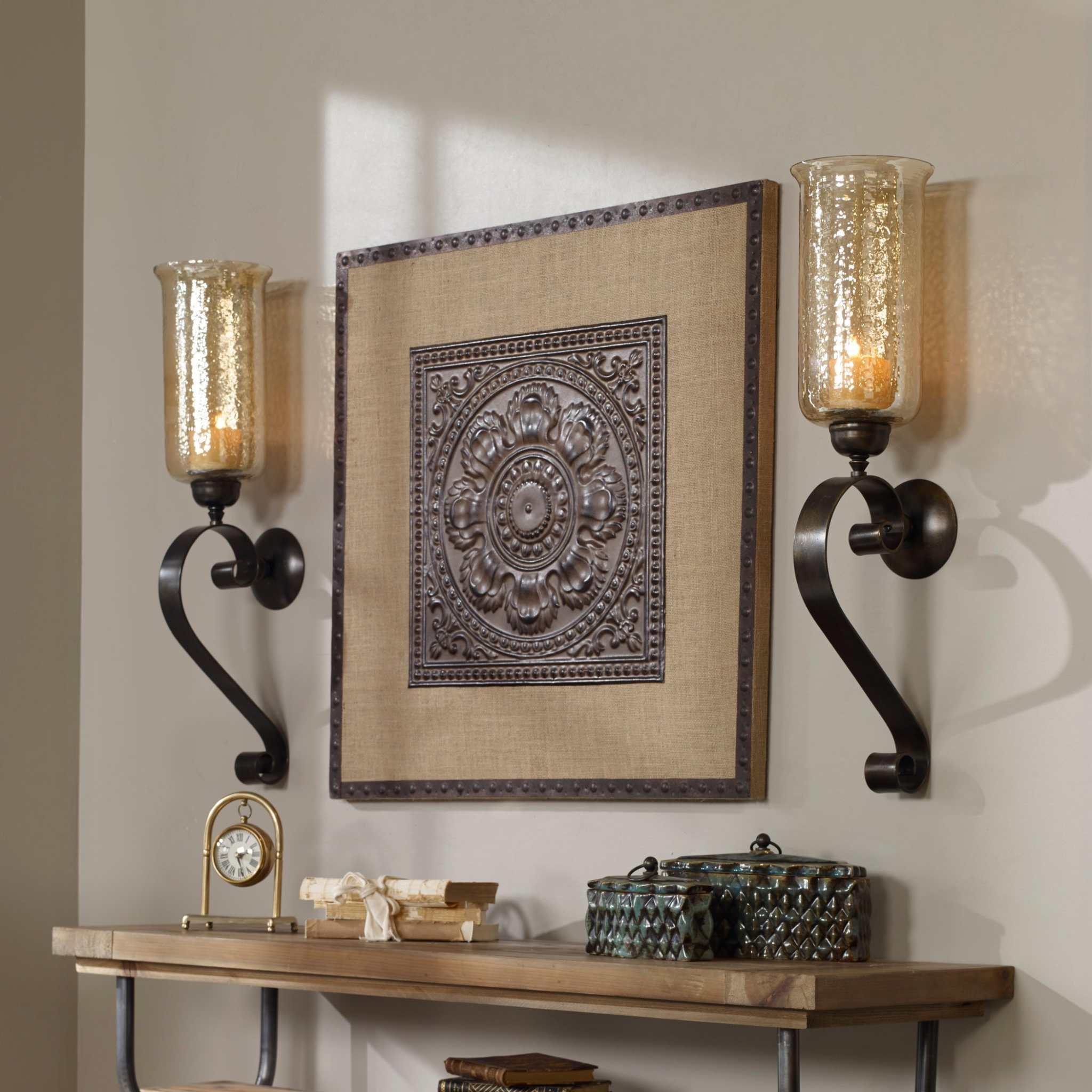 JOSELYN BRONZE CANDLE WALL SCONCE - Frankwebs