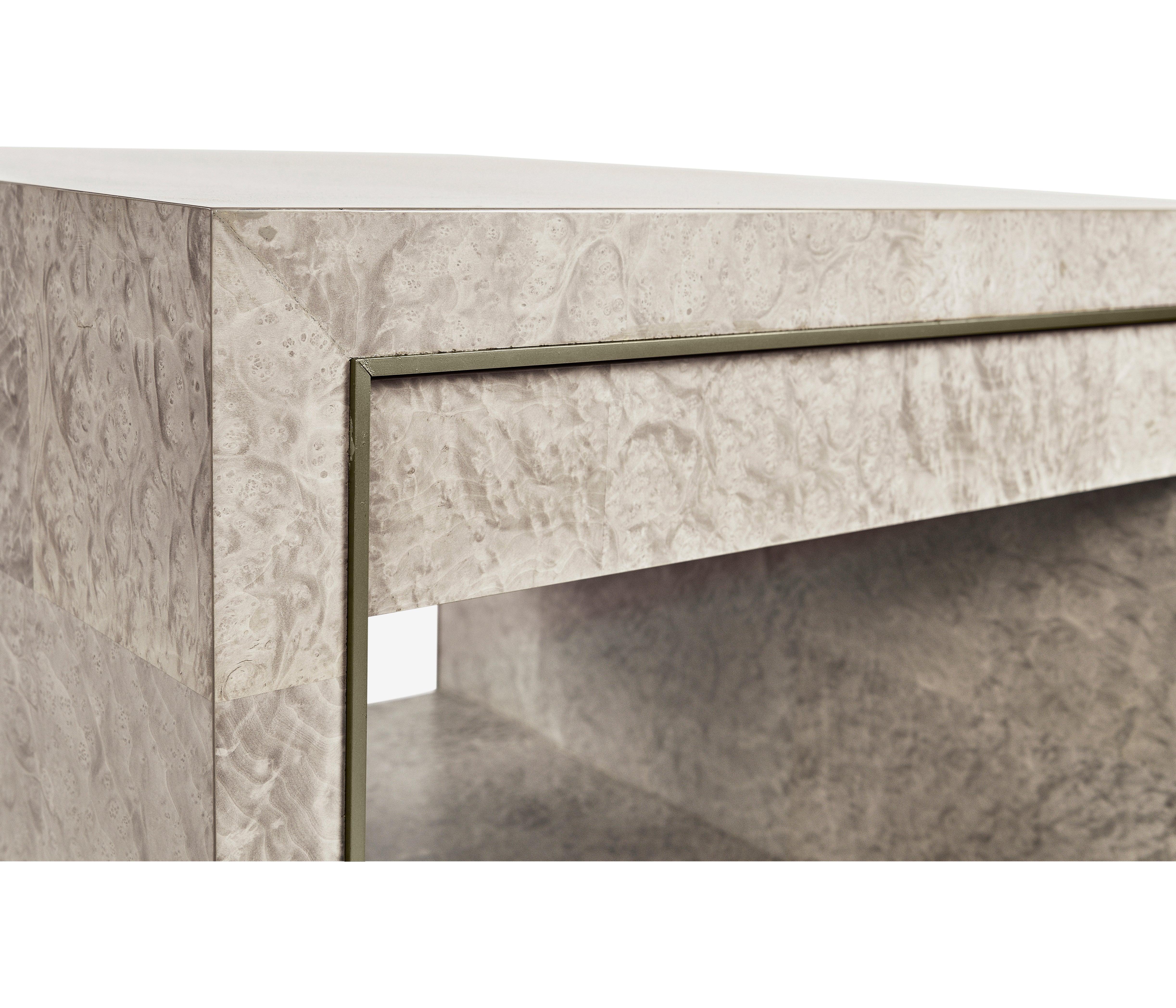 Water Surge Madrona Burl End Table - Frankwebs