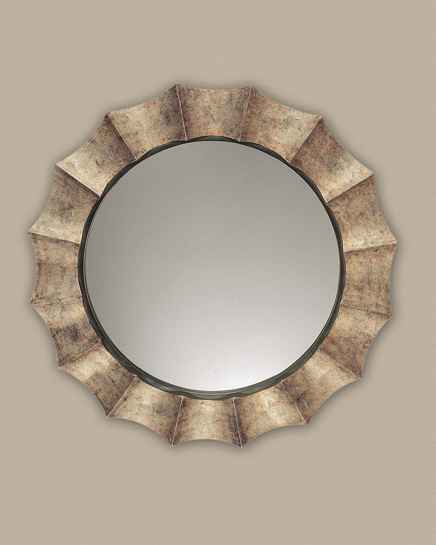 GOTHAM U ANTIQUE SILVER MIRROR - Frankwebs