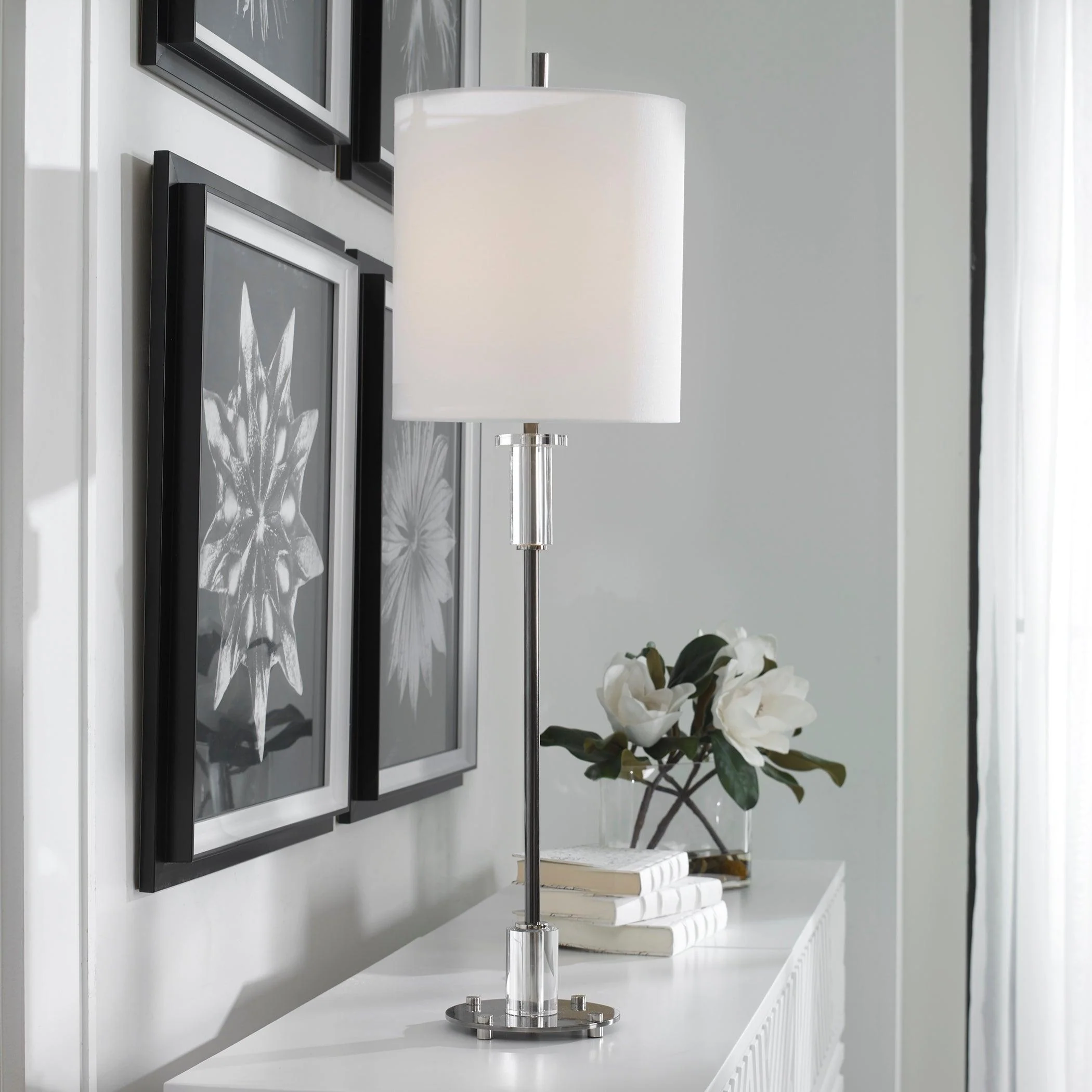 Aurelia Steel Buffet Lamp - Frankwebs