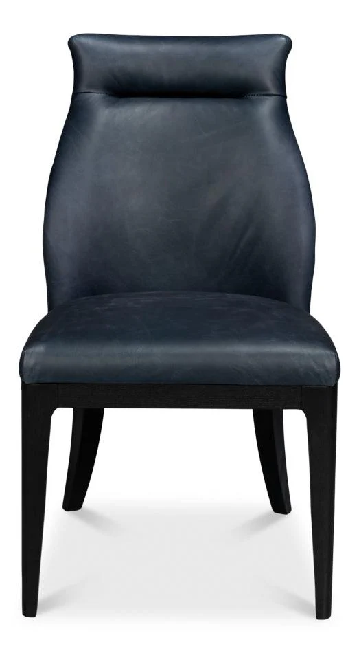 Jefferson Distilled Leather Dining Chair - Frankwebs