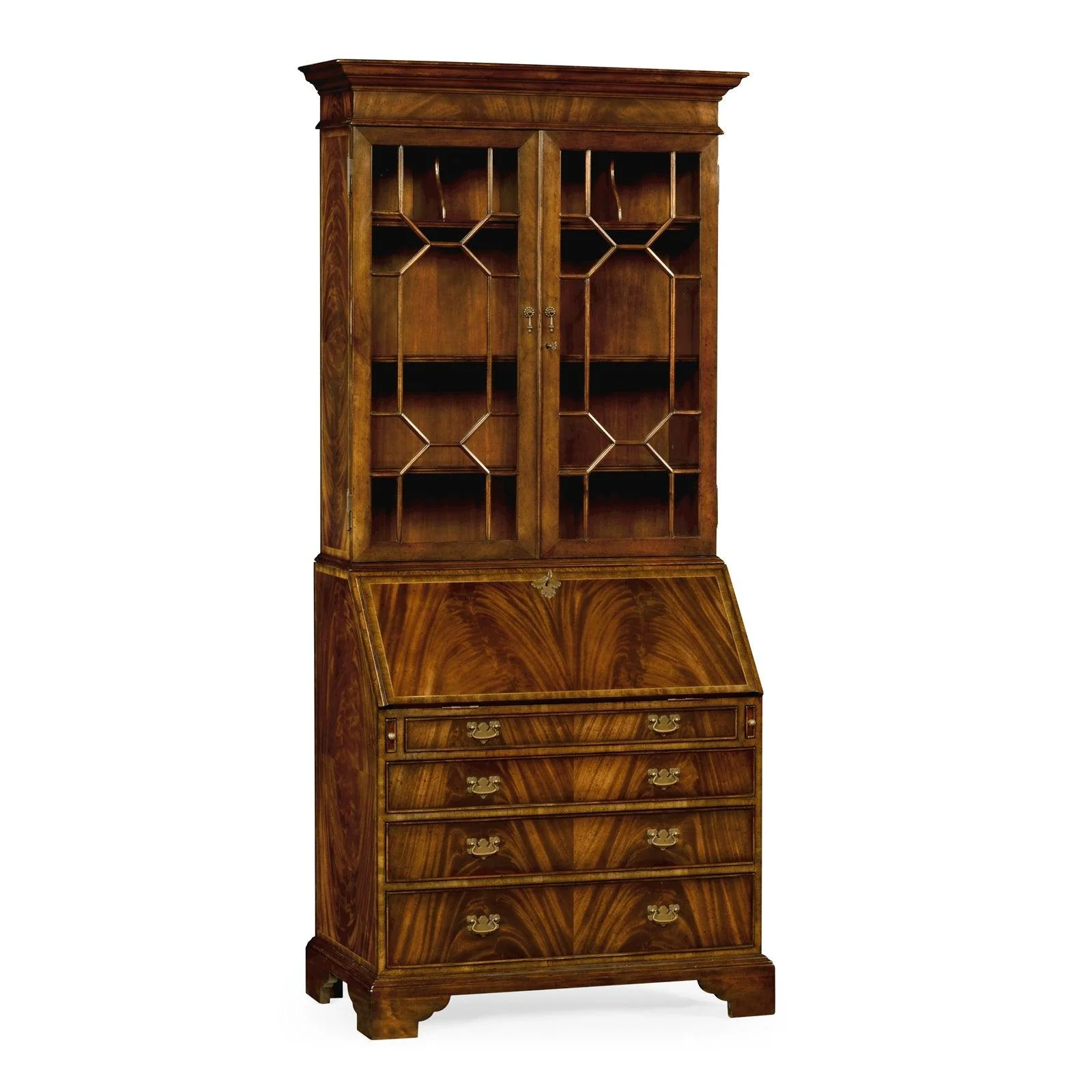 Buckingham Georgian Mahogany Secretary - Frankwebs
