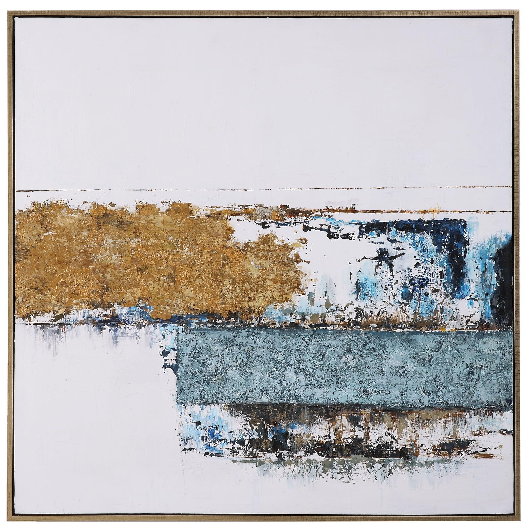 Stacked Against Hand Painted Canvas - Frankwebs