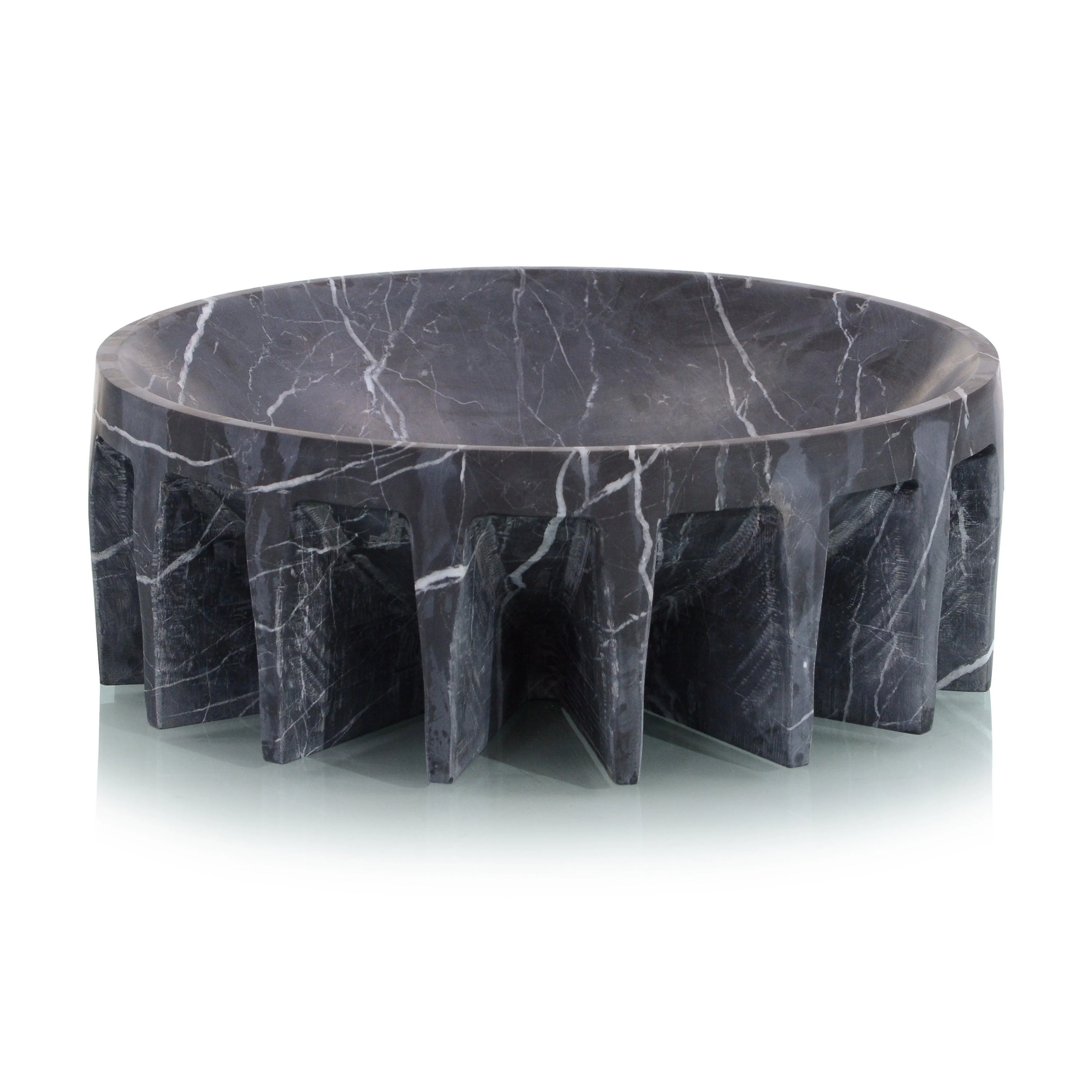 Elevated Black Marble Bowl - Frankwebs