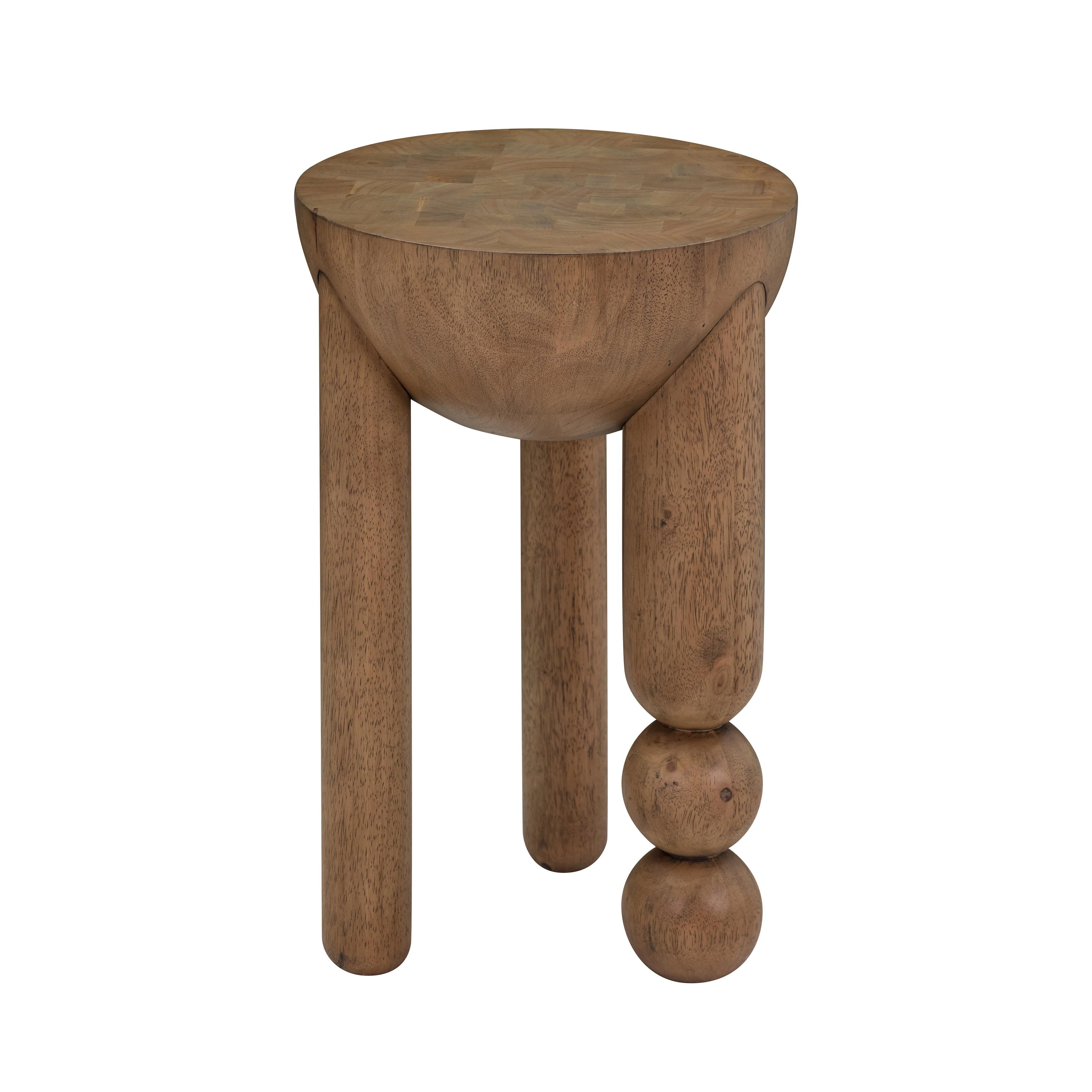 Morse Cognac Wooden Accent Table - Frankwebs