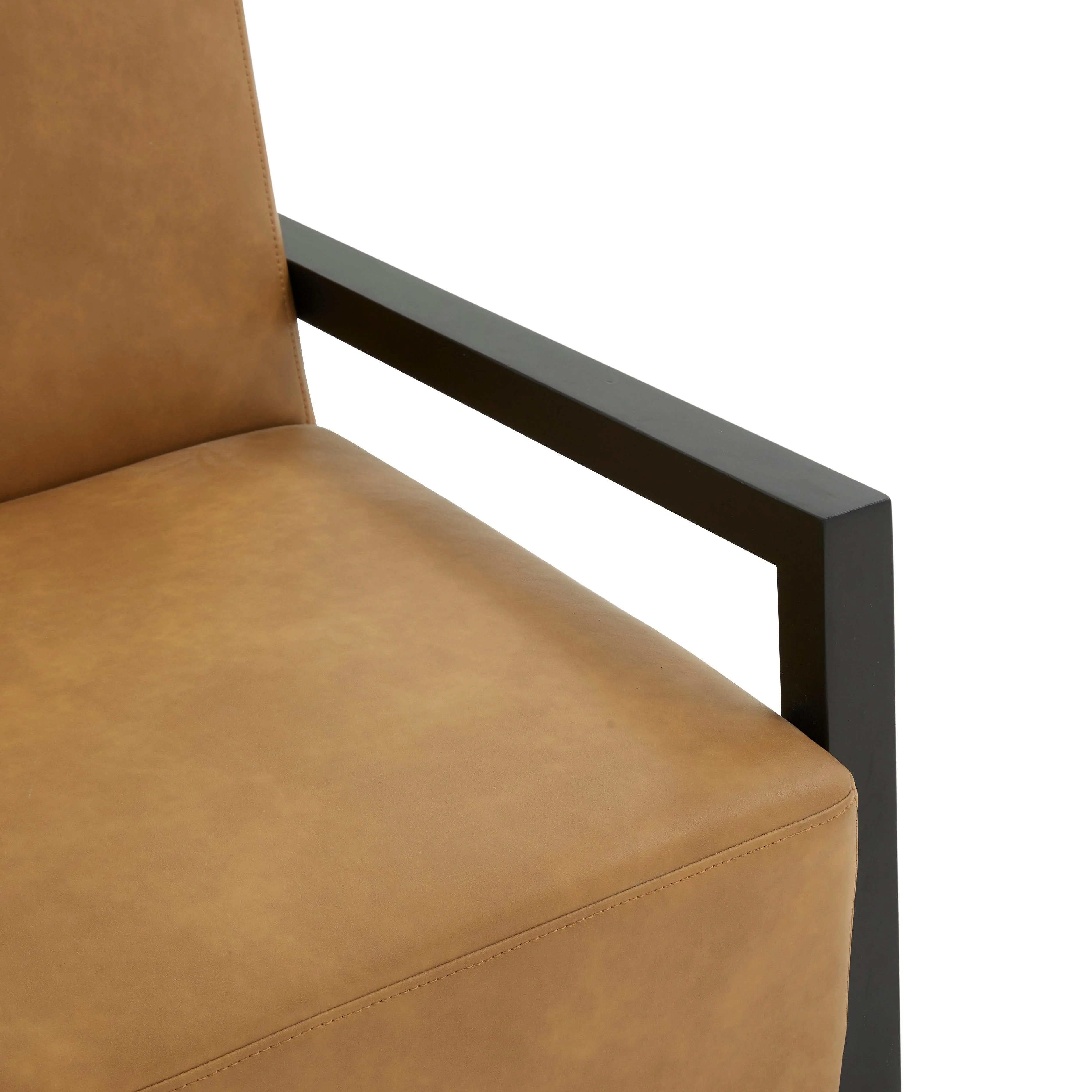 ROSELLE VEGAN LEATHER ACENT CHAIR - Frankwebs