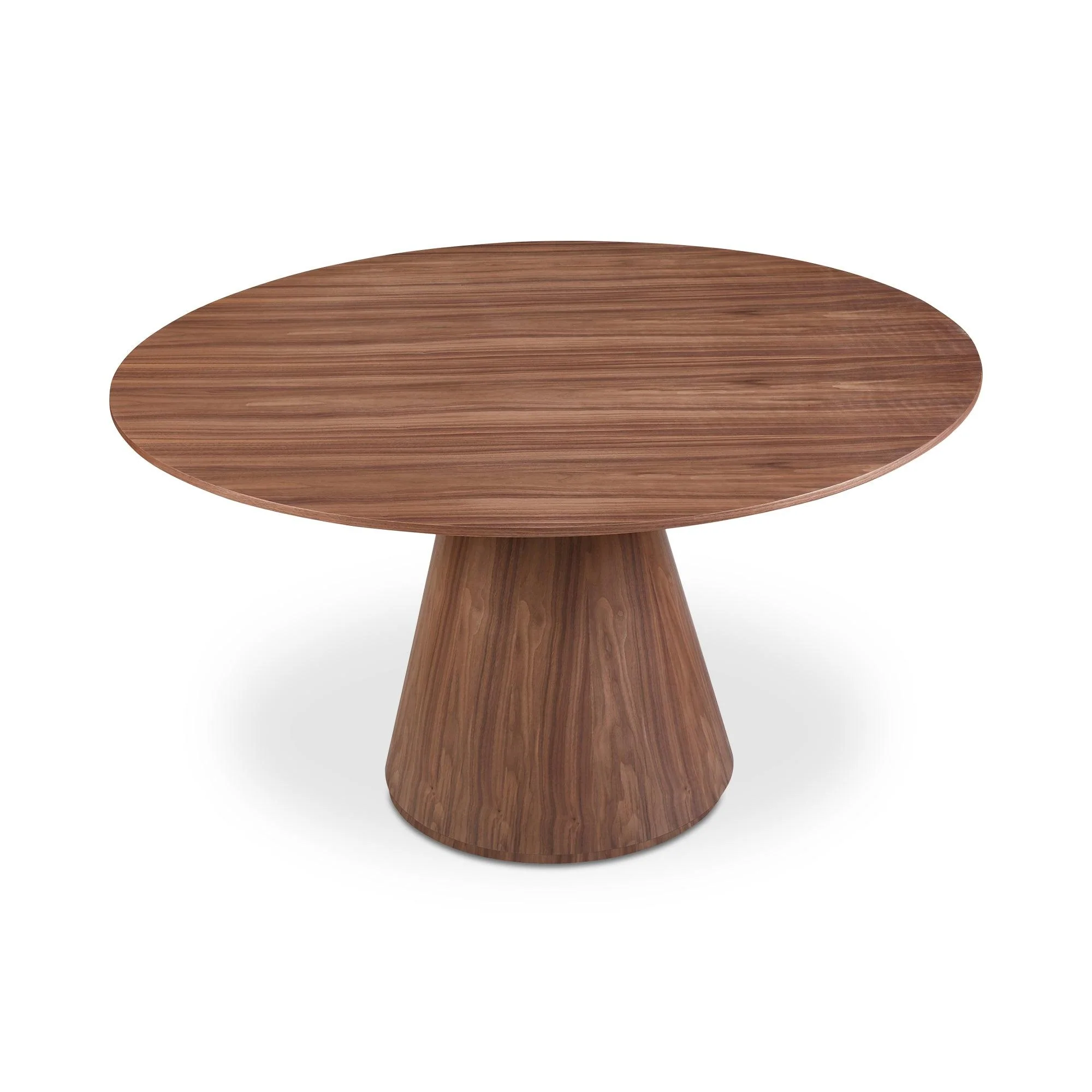 Otago Dining Table 54In Round Walnut - Frankwebs