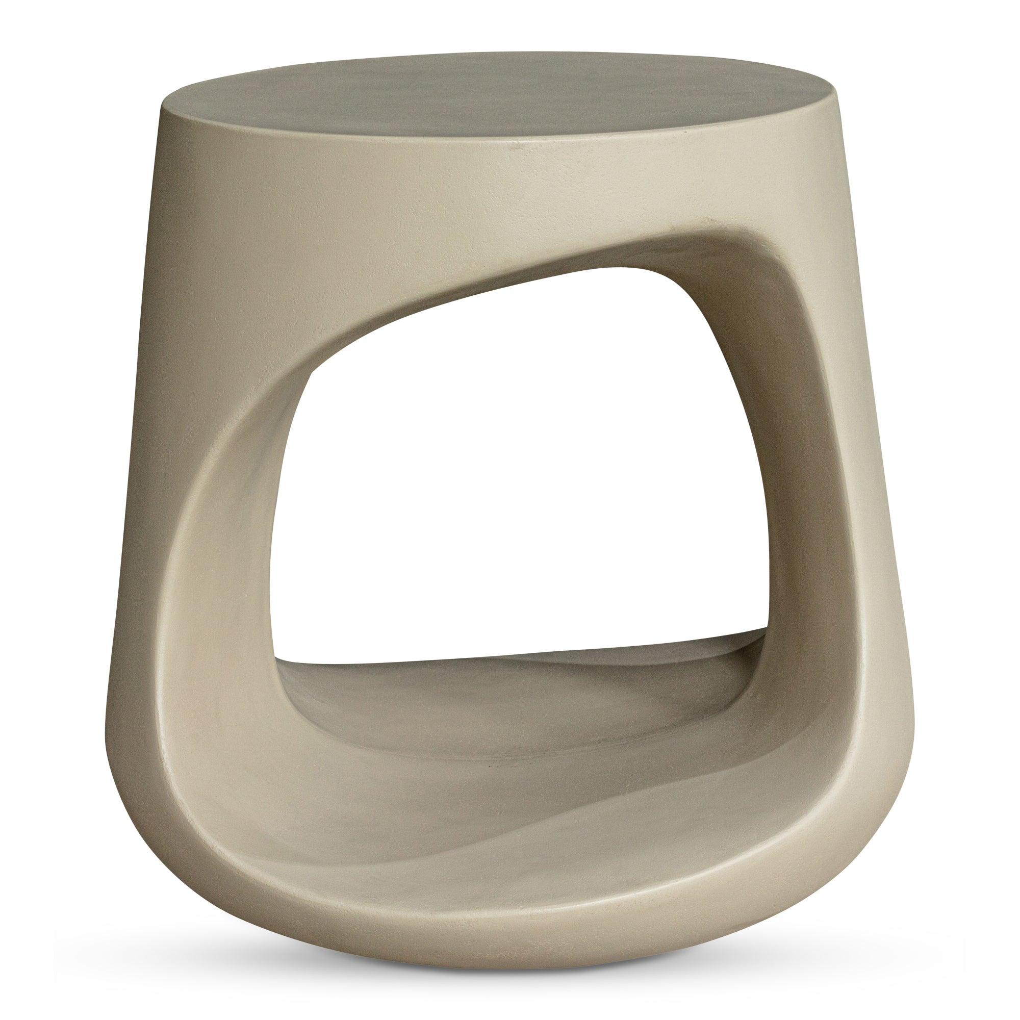 Rothko Outdoor Stool Cream - Frankwebs