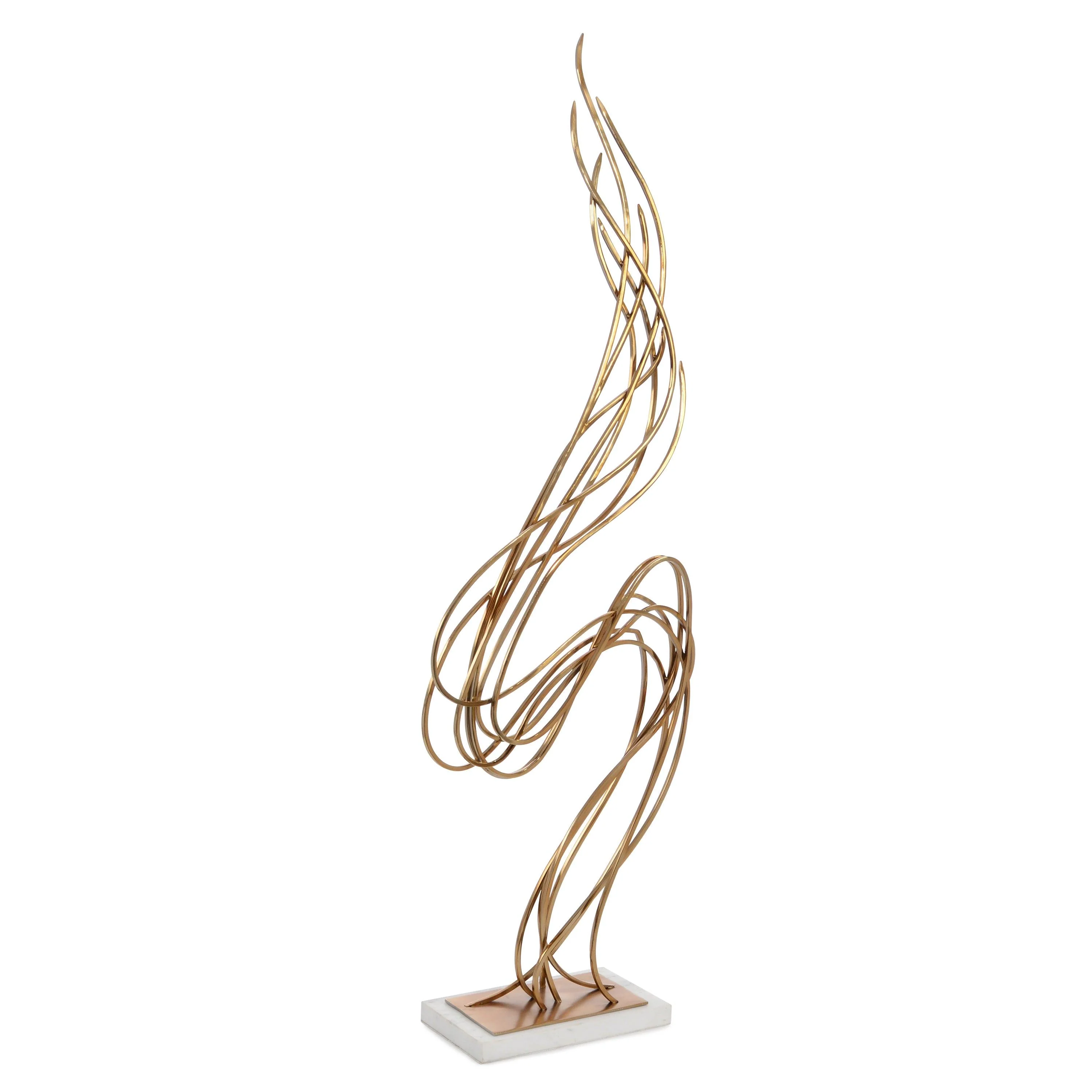 Windswept Brass Sculpture - Frankwebs