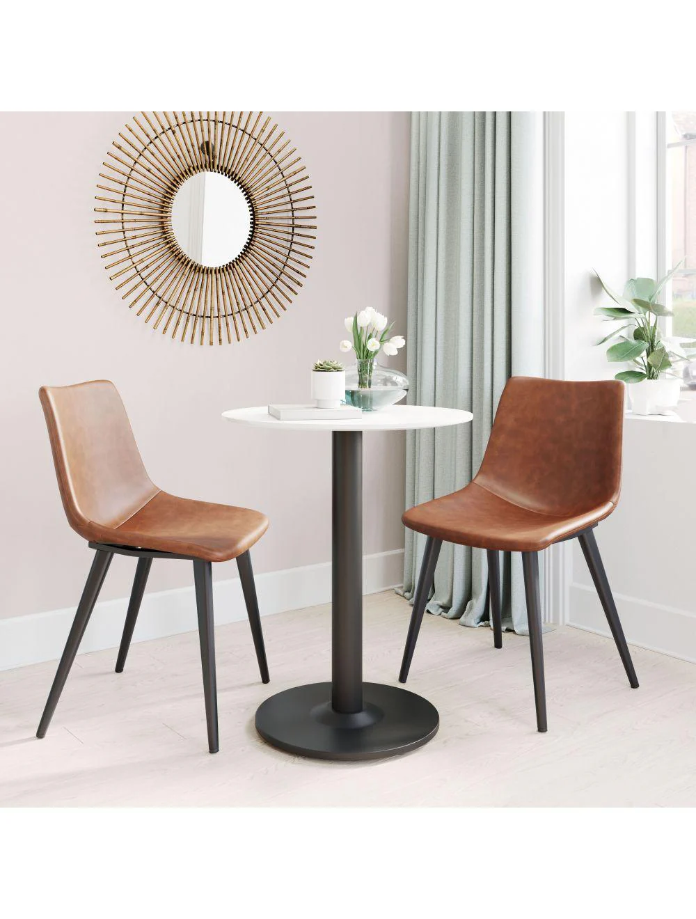 Alto Bistro Table White & Black - Frankwebs