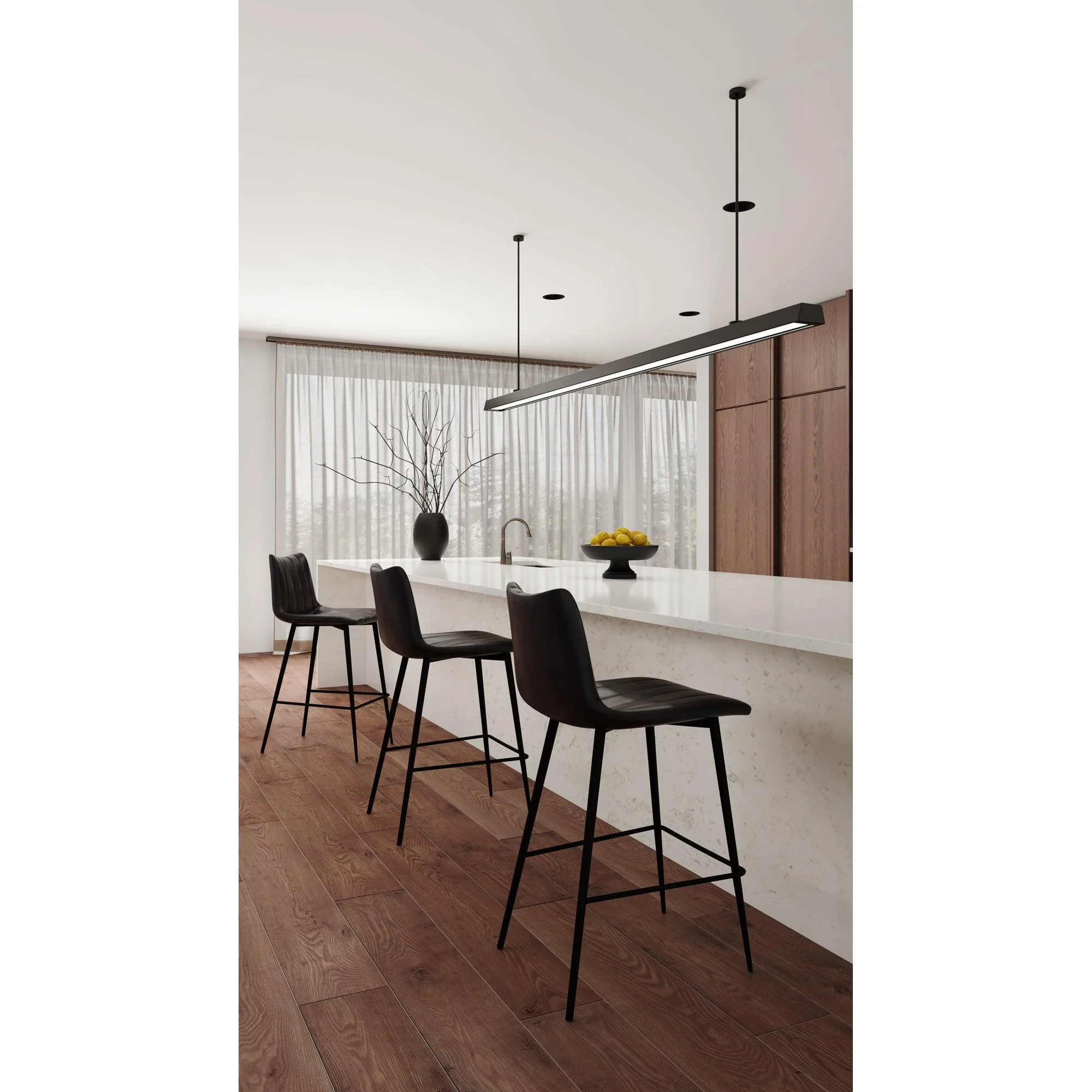 Alibi Barstool Matte Black - Set Of Two - Frankwebs