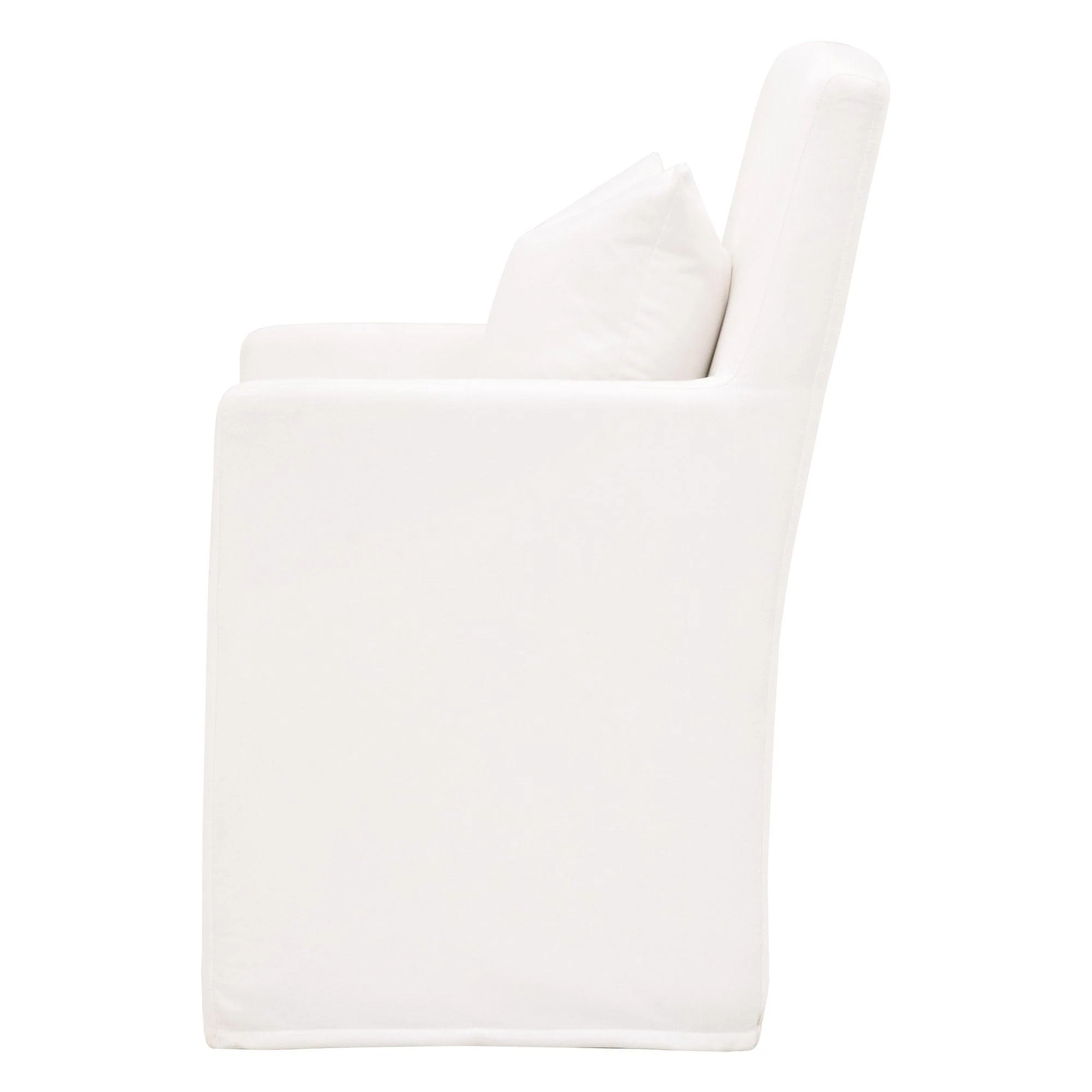 Shelter Slipcover Arm Chair with Casters - Frankwebs