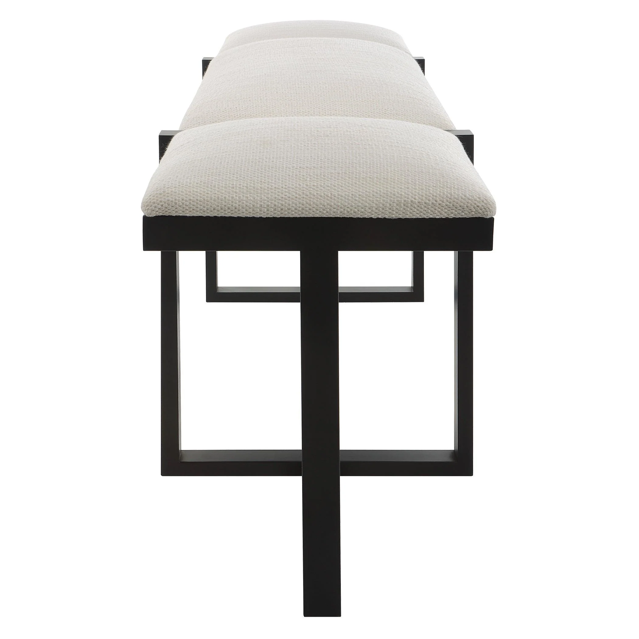 Triple Cloud Modern Upholstered Bench - Frankwebs