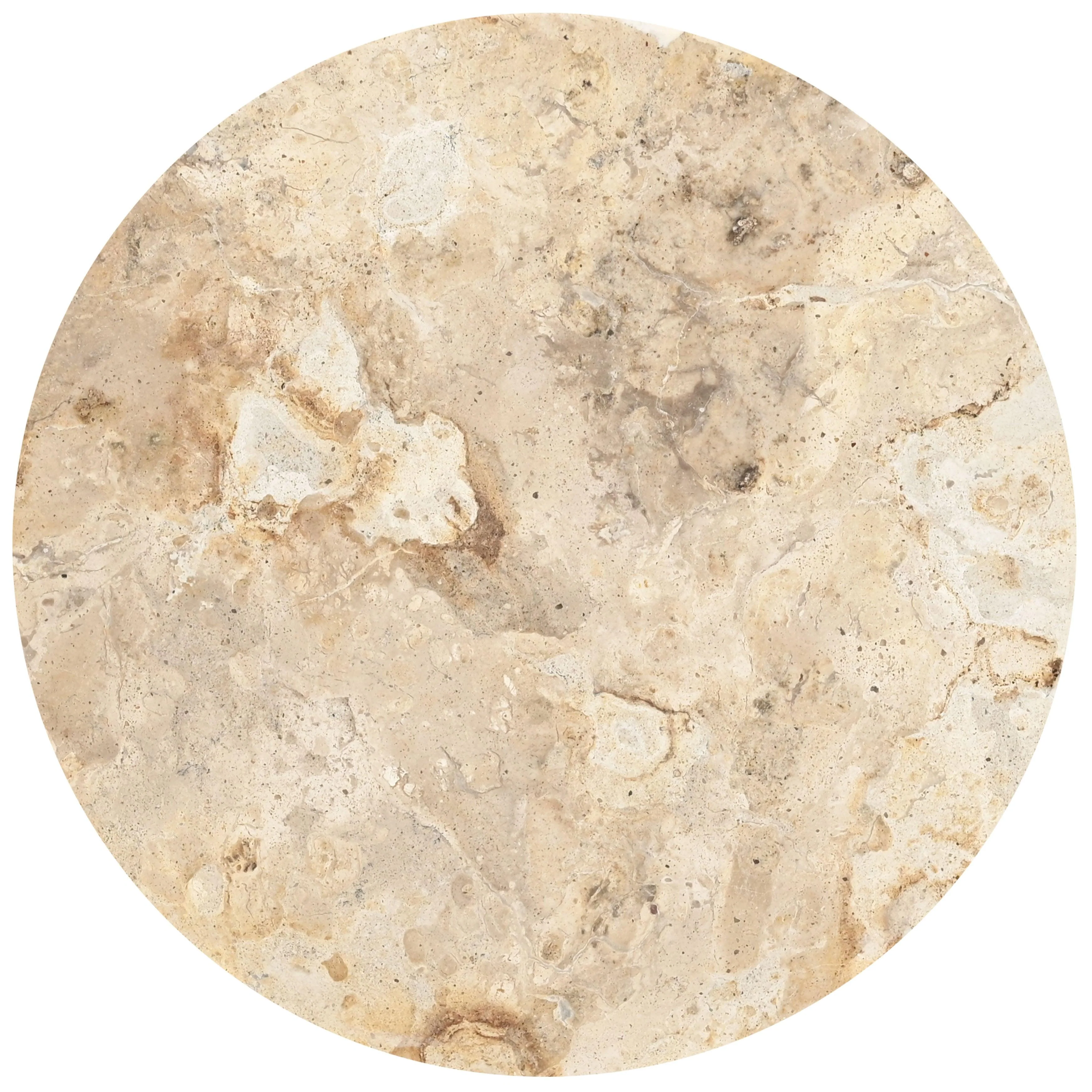 VALENTIA ROUND MARBLE ACCENT TABLE - Frankwebs