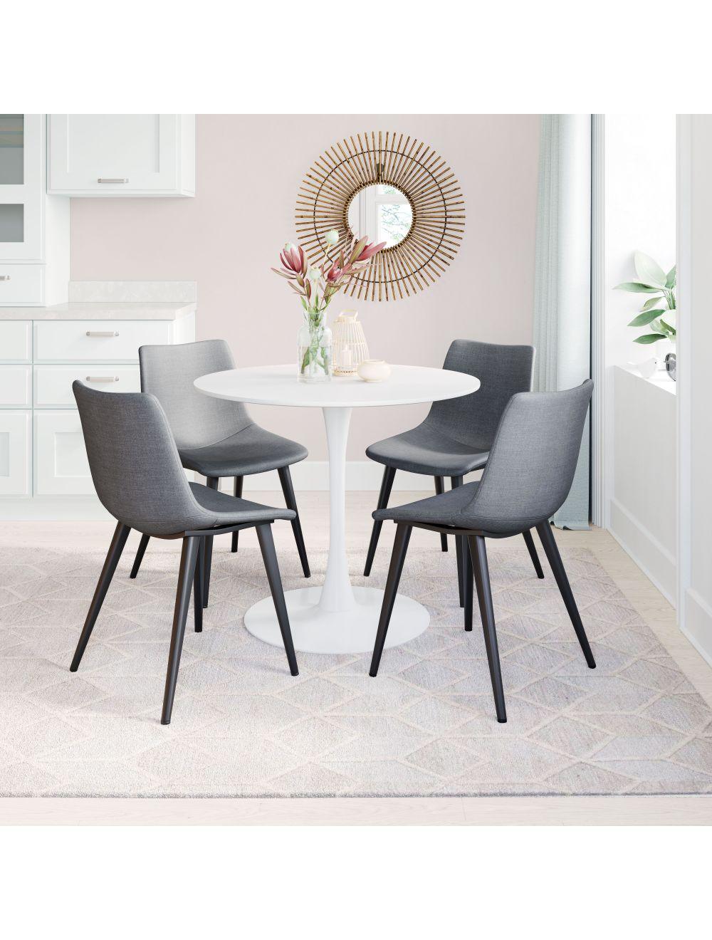 Daniel Dining Chair (Set of 2) Gray - Frankwebs