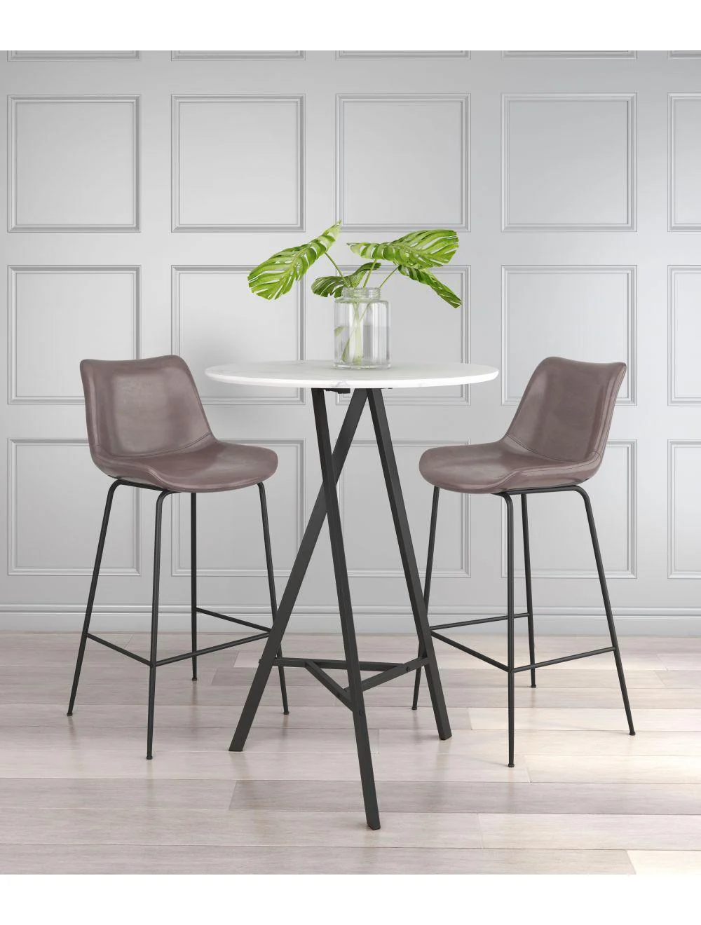 Byron Bar Chair Brown - Frankwebs