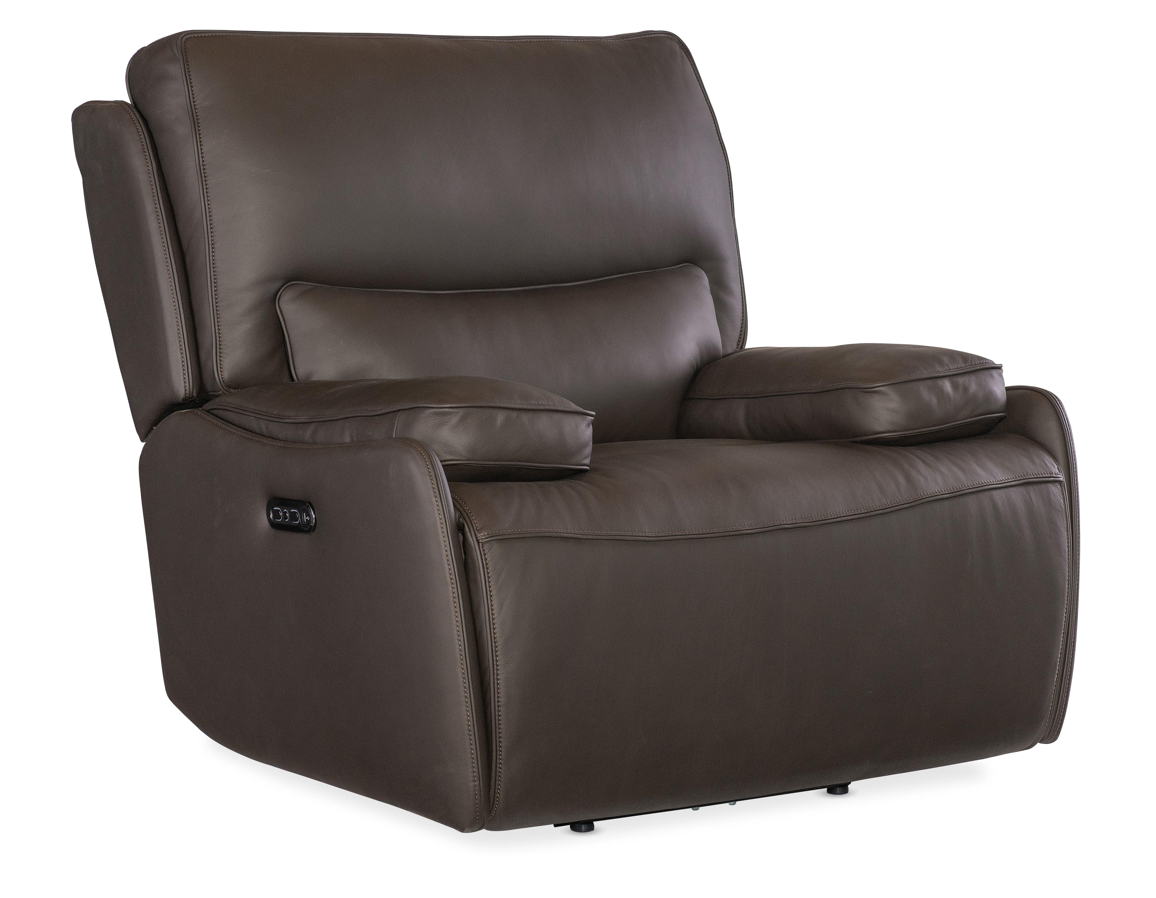 Kramer Zero Gravity Power Recliner w/ Power Headrest - Brown - Frankwebs