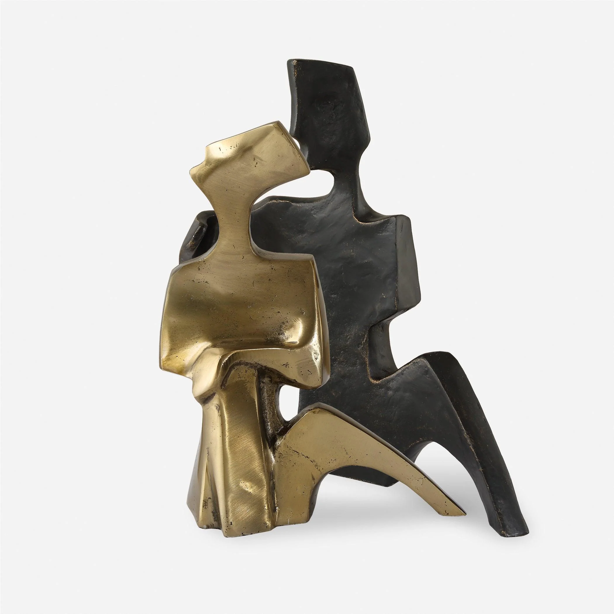 Affection Bronze Gold Sculpture, S/2 - Frankwebs
