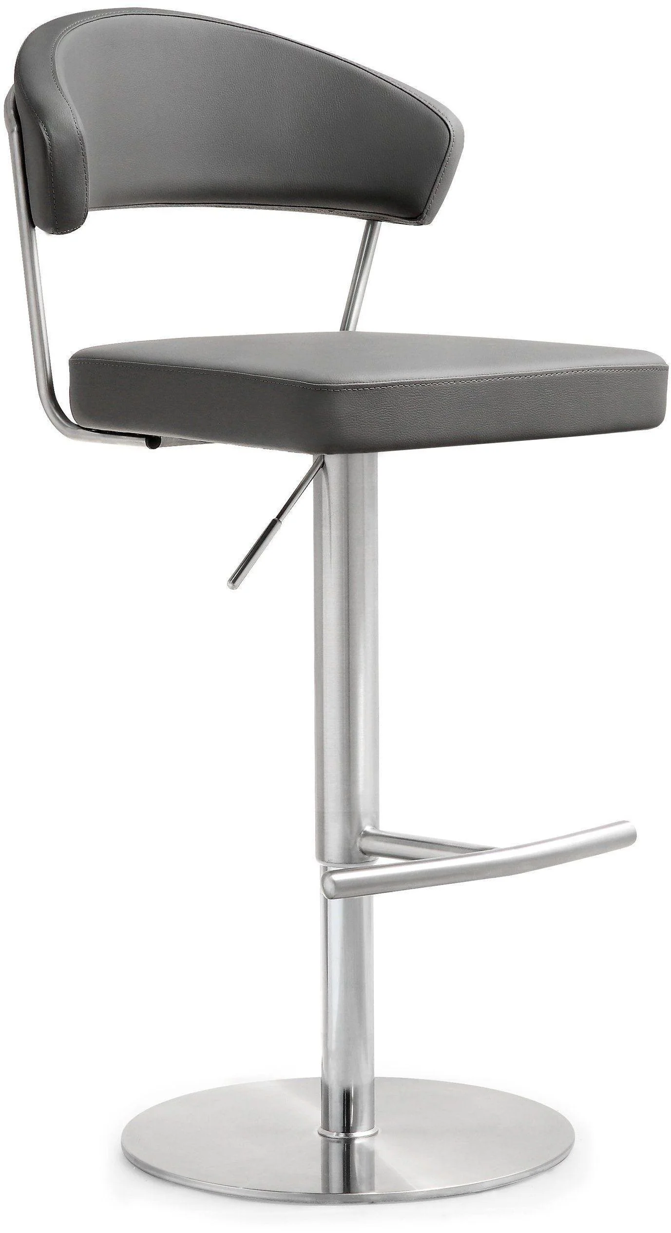 Cosmo Grey Stainless Steel Barstool - Frankwebs