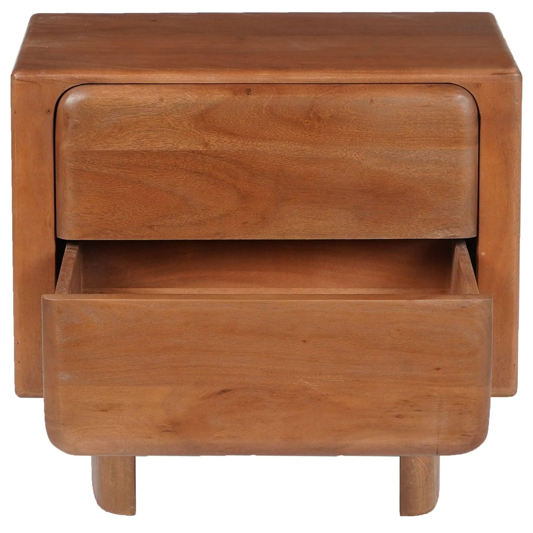 FINLEY 2 DRAWER WOOD NIGHTSTAND - Frankwebs