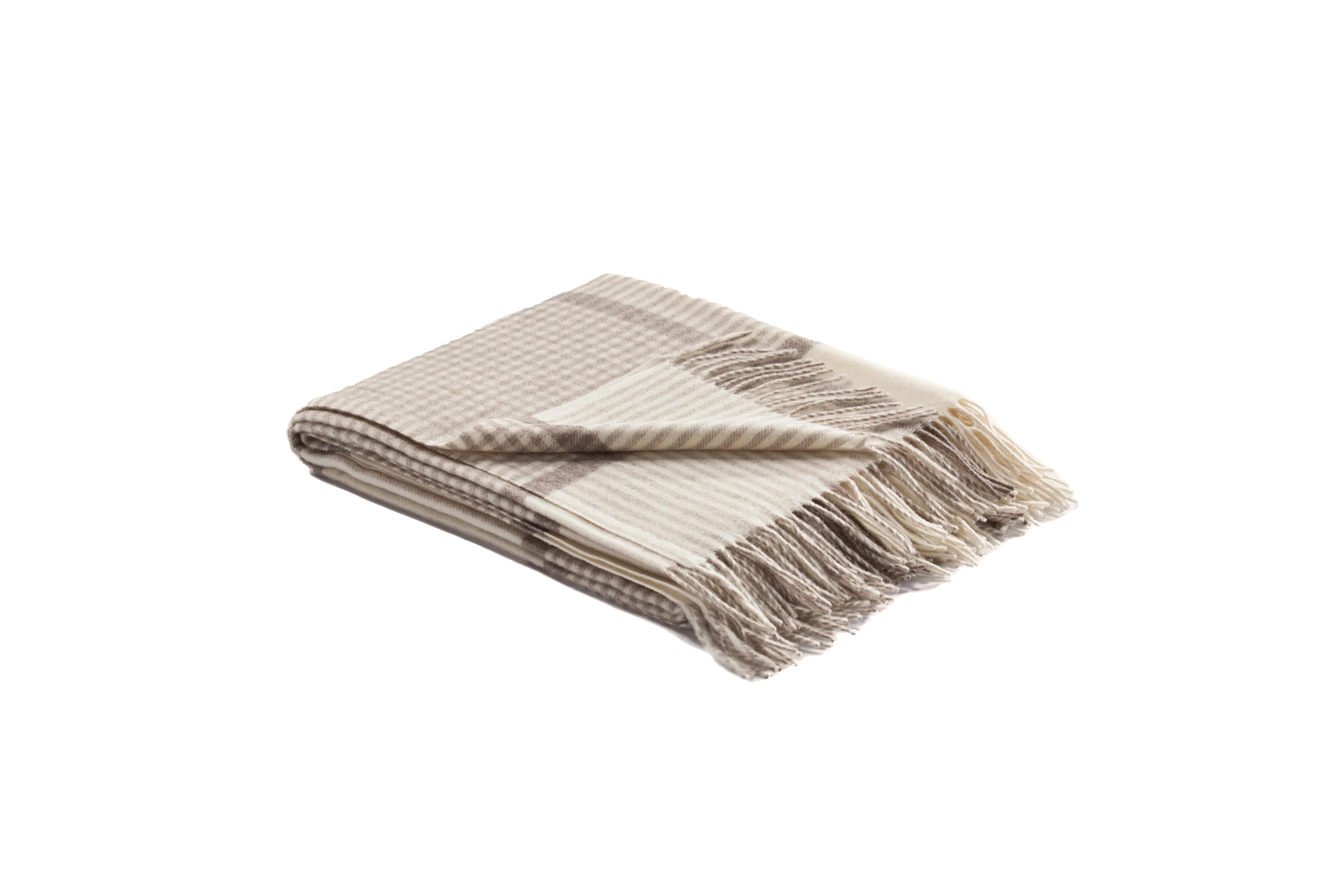 Winston Woven Throw Cream - Frankwebs
