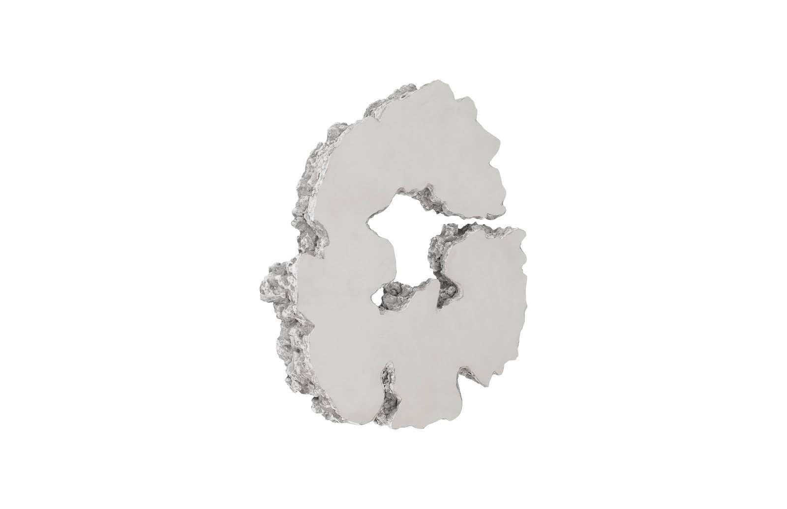 Lava Slice Wall Art, Resin, Stainless Steel, SM - Frankwebs