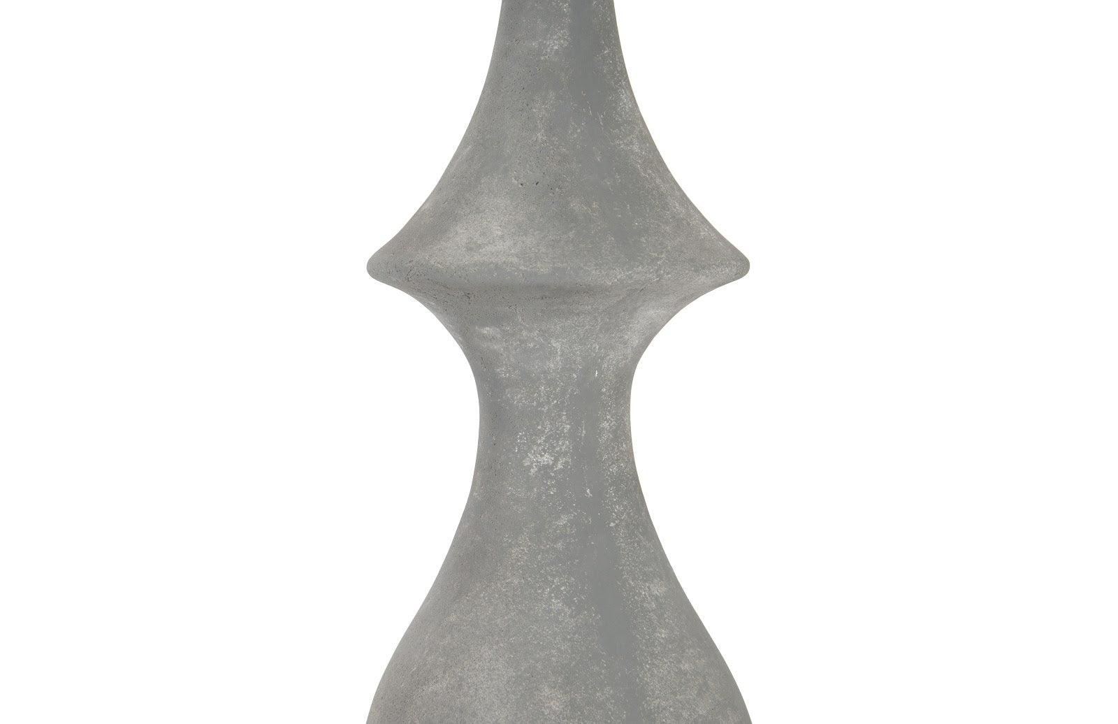Check Mate Sculpture Gray Finish , Stone - Frankwebs