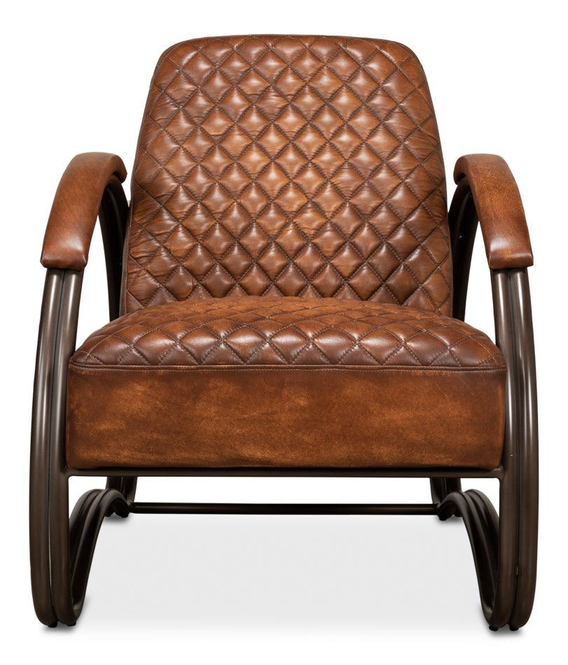 Montmartre Chair - Carter Brown Leather - Frankwebs