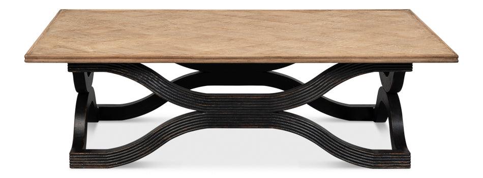 Wavy Coffee Table - Antique Black - Frankwebs