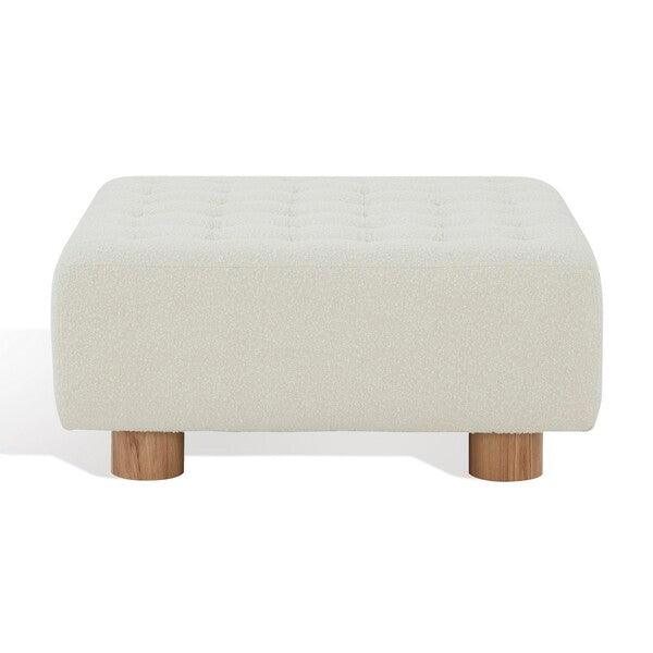 BRADFIELD SQUARE BOUCLE OTTOMAN - Frankwebs