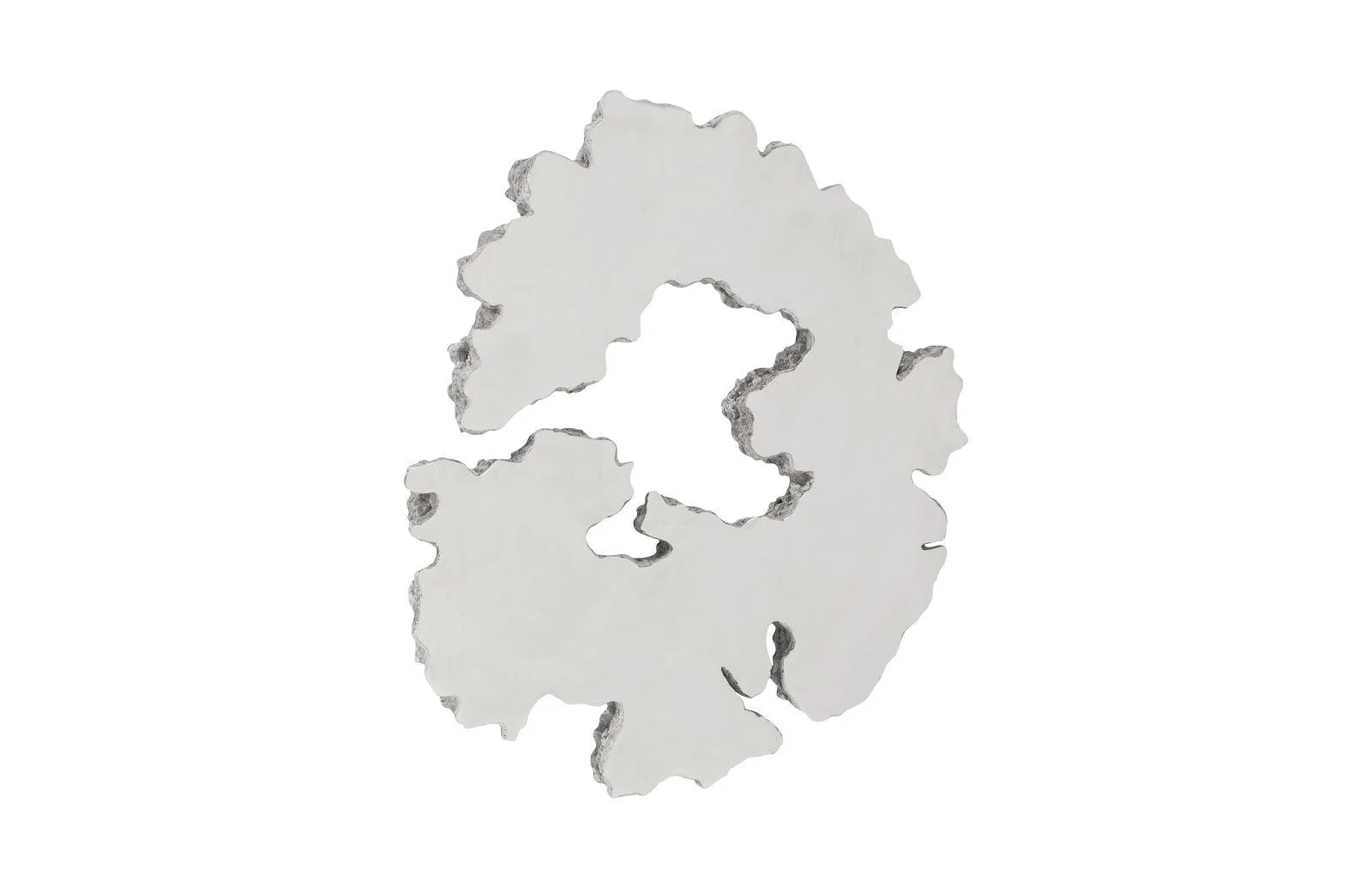 Lava Slice Wall Art, Resin, Stainless Steel, LG - Frankwebs