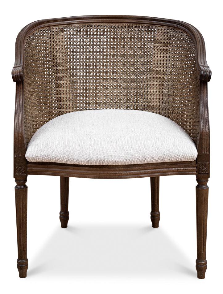 Louis Xvi Tub Chair Driftwood Oatmeal - Frankwebs